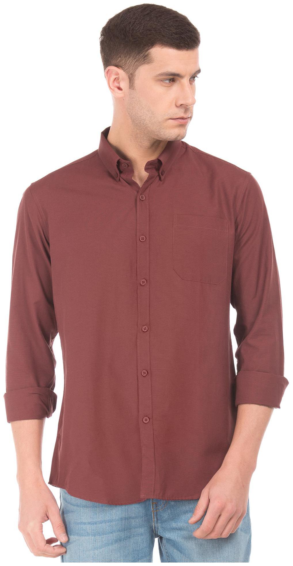 

Excalibur Men Regular fit Formal Shirt - Red