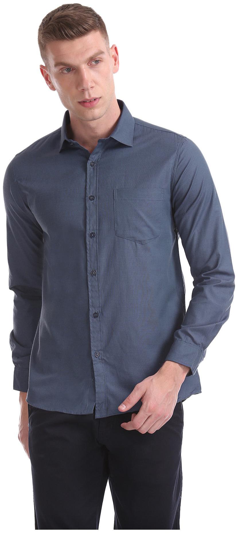 

Excalibur Men Regular fit Formal Shirt - Blue