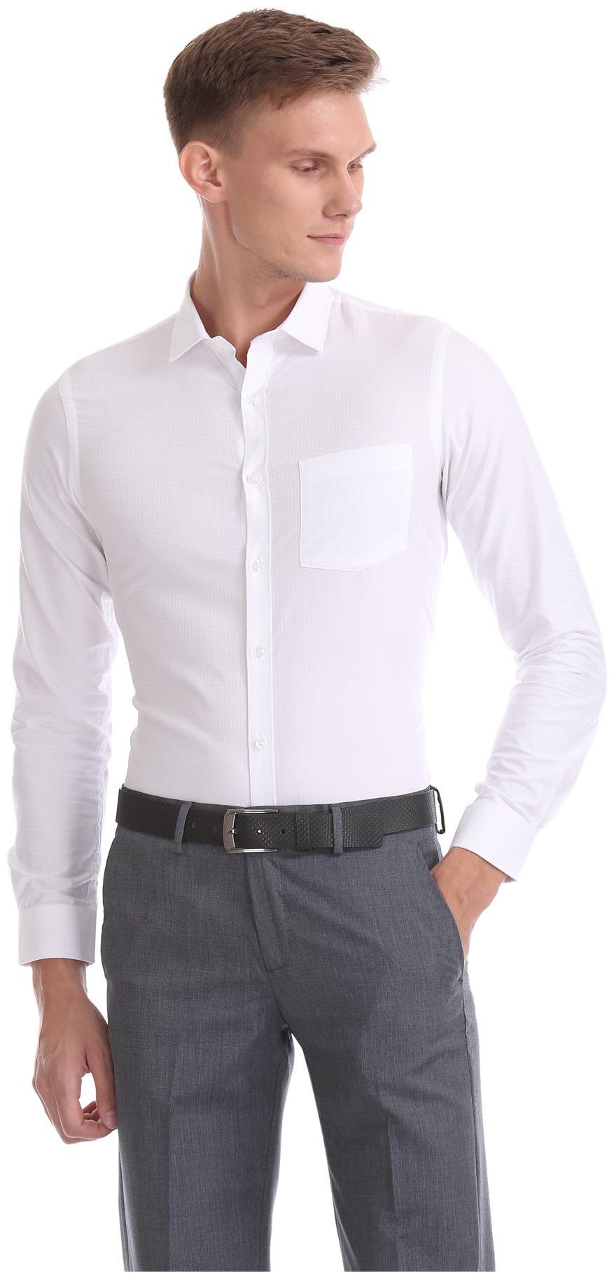 

Excalibur Men Slim fit Formal Shirt - White