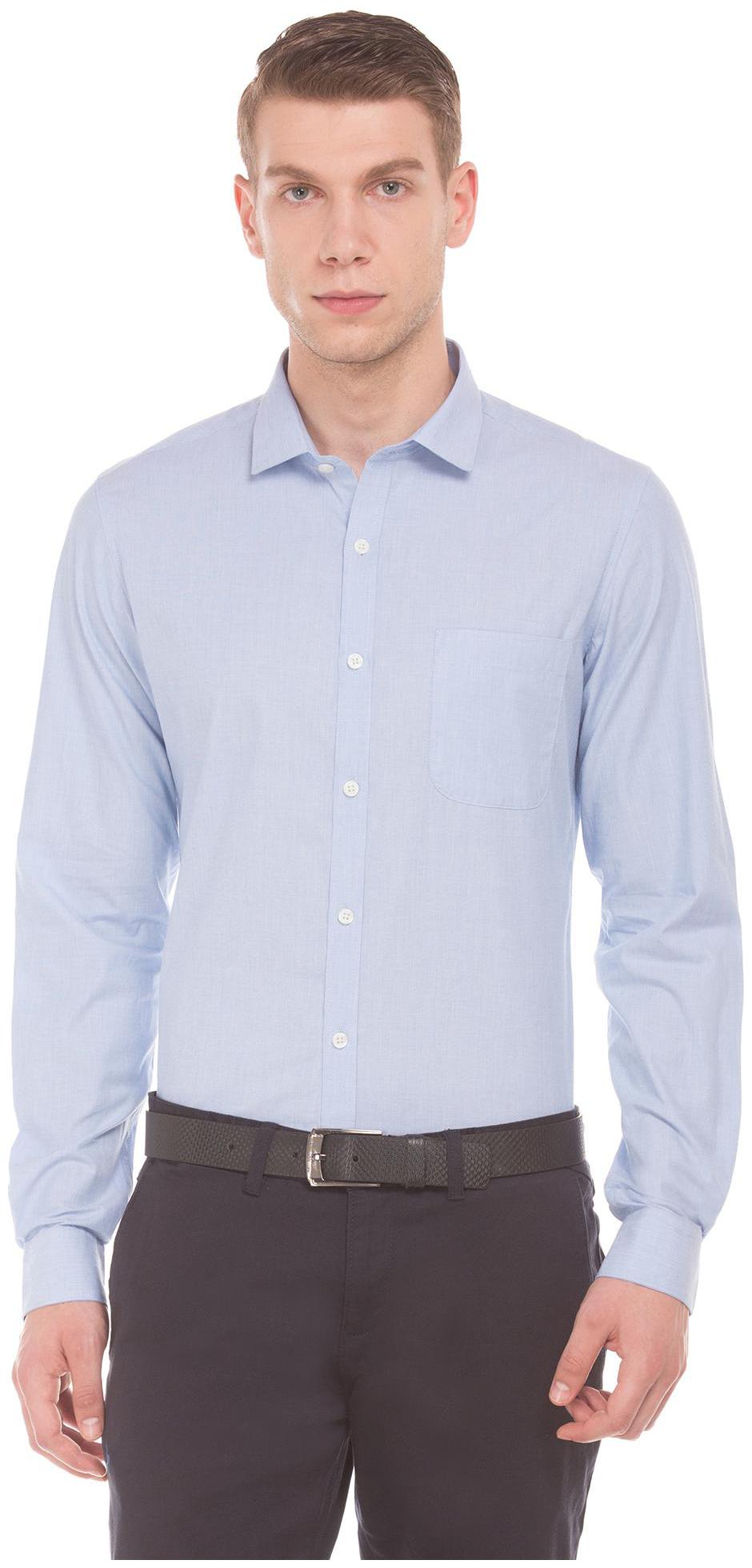 

Excalibur Men Slim fit Formal Shirt - Blue