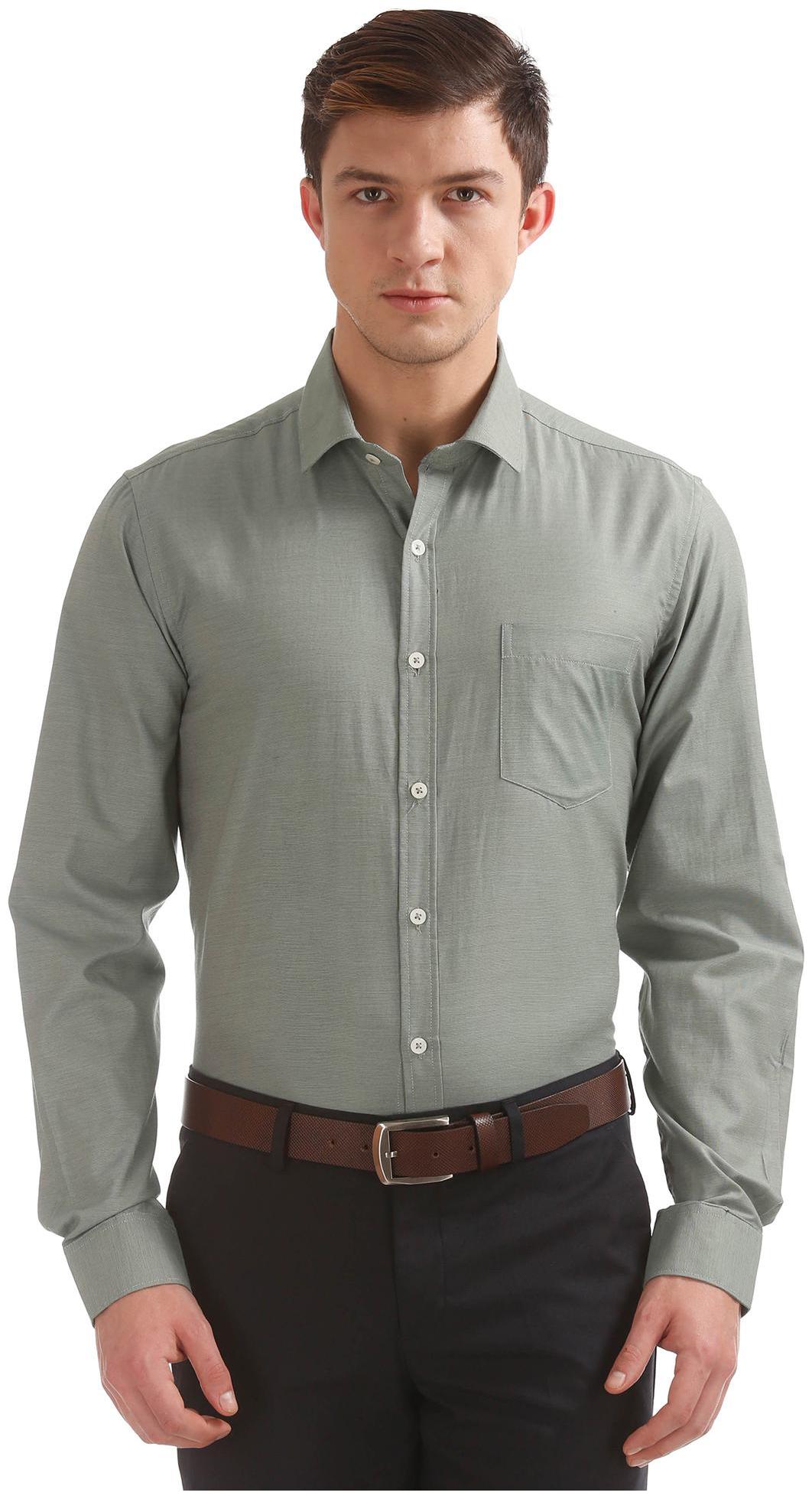 

Excalibur Men Regular fit Formal Shirt - Green