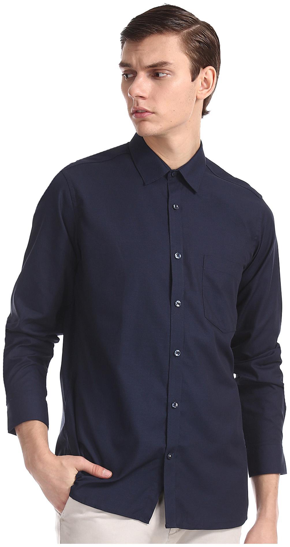 

Excalibur Men Regular fit Formal Shirt - Blue