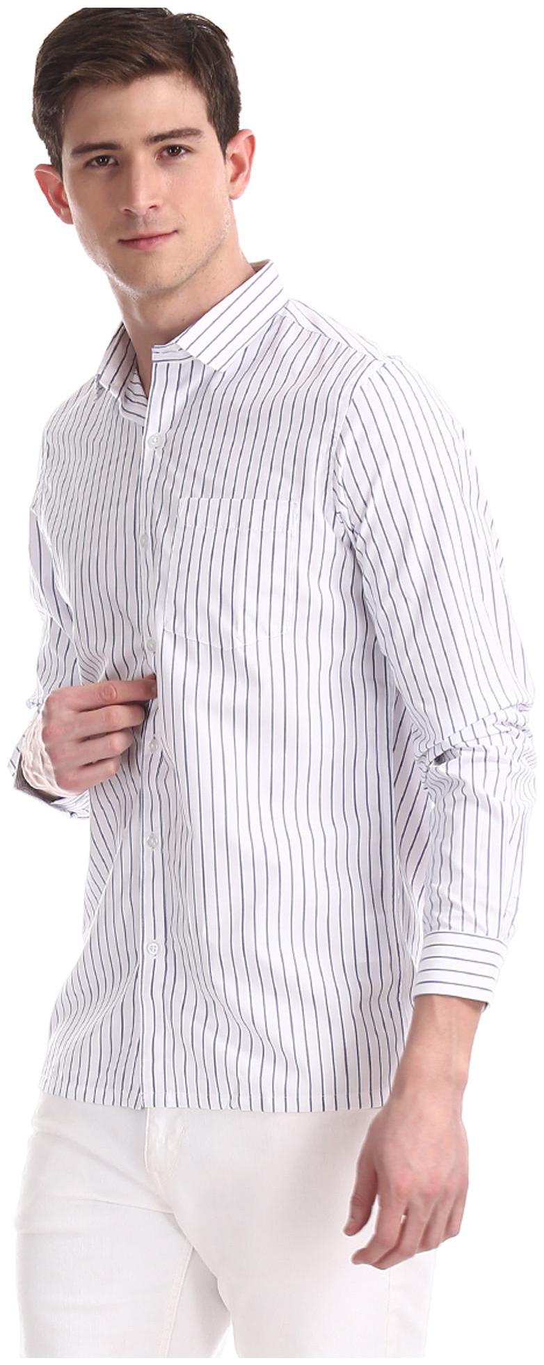 

Excalibur Men Regular fit Formal Shirt - White