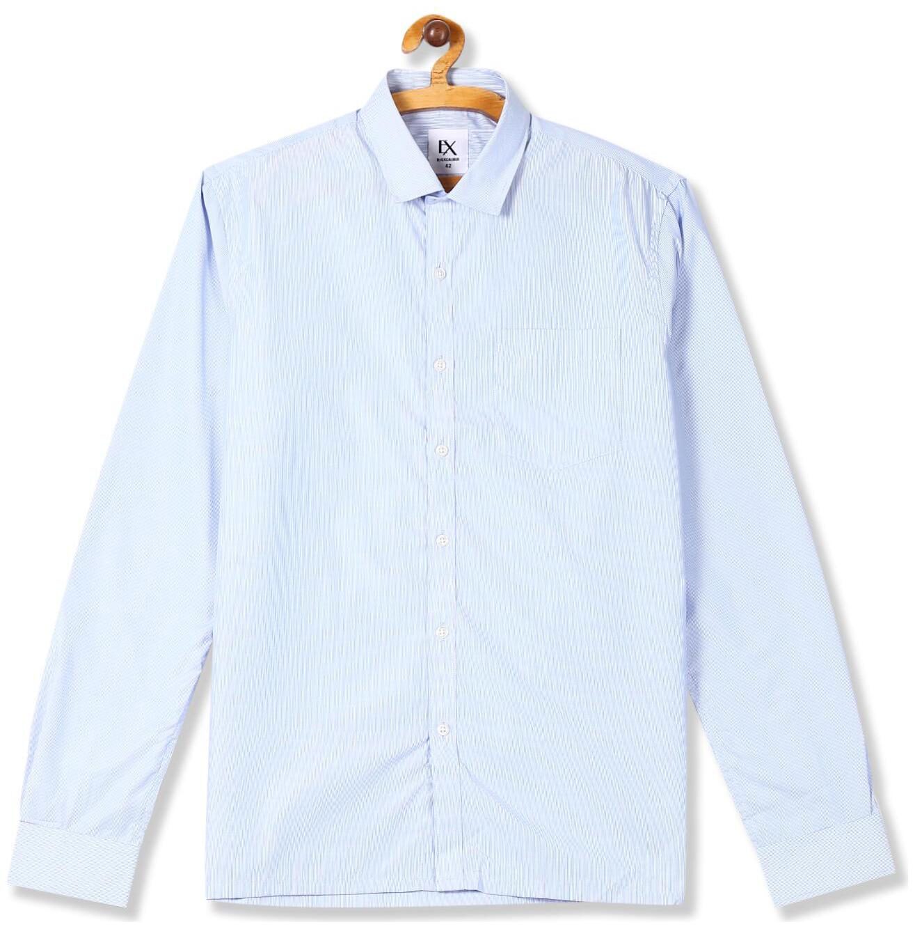 

Excalibur Men Regular fit Formal Shirt - Blue