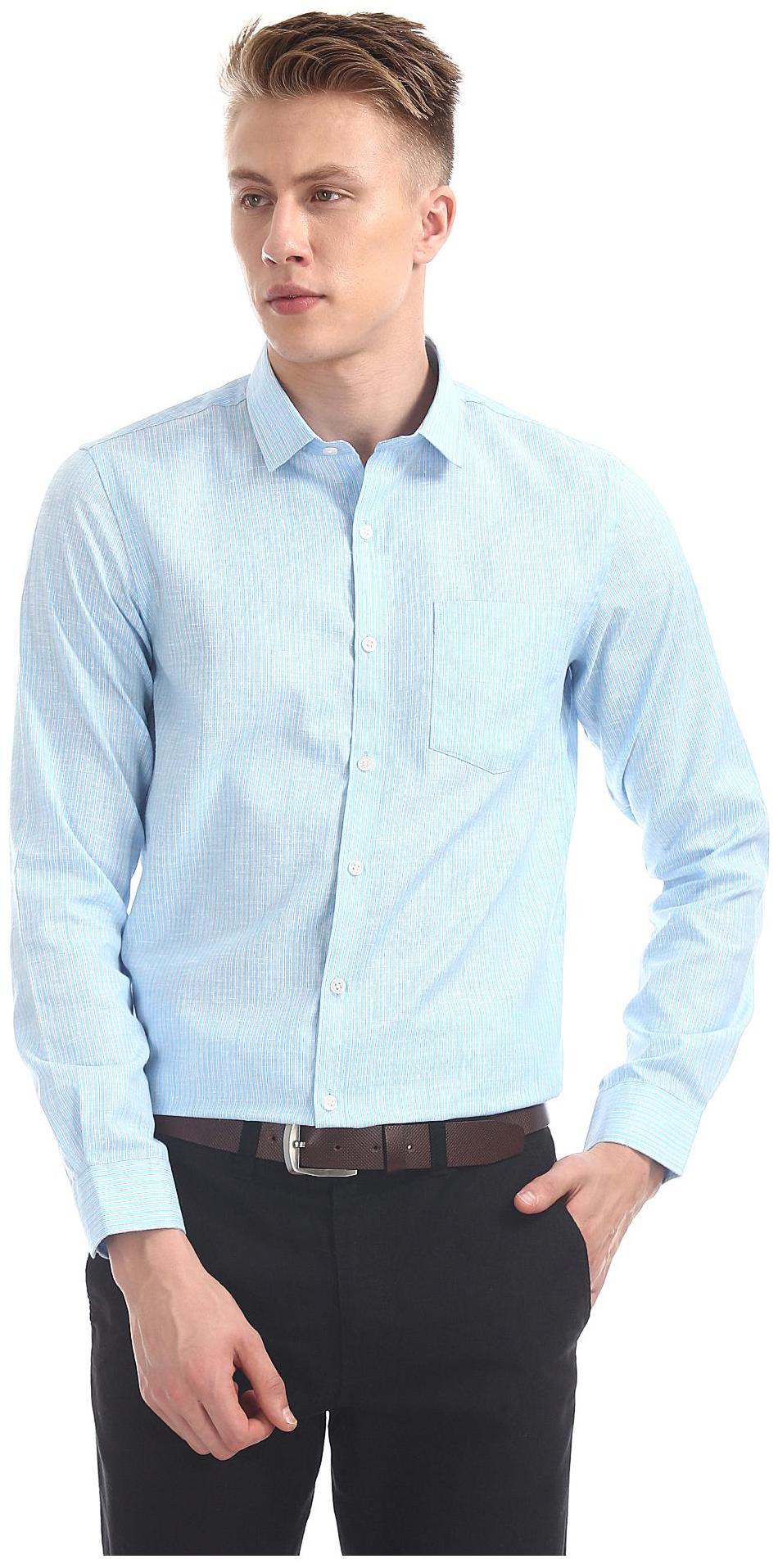 

Excalibur Men Regular fit Formal Shirt - Blue