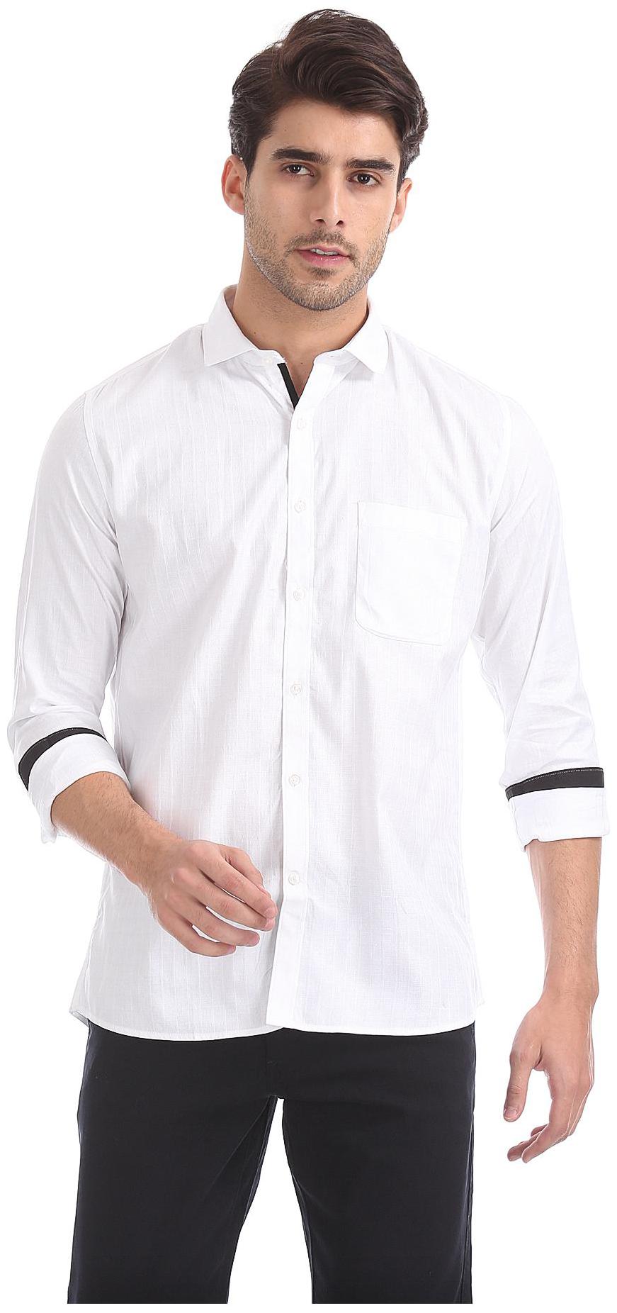 

Excalibur Men Regular fit Formal Shirt - White
