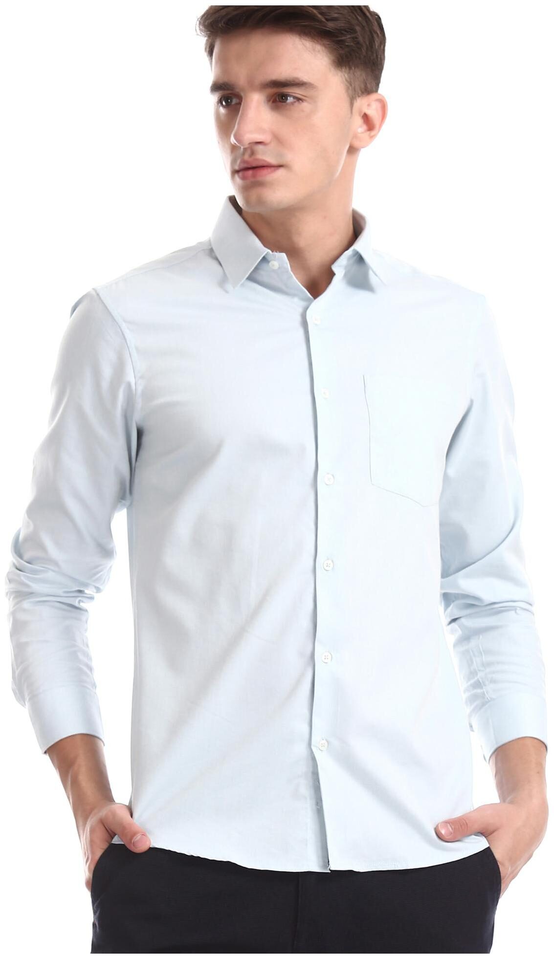 

Excalibur Men Slim fit Formal Shirt - Blue