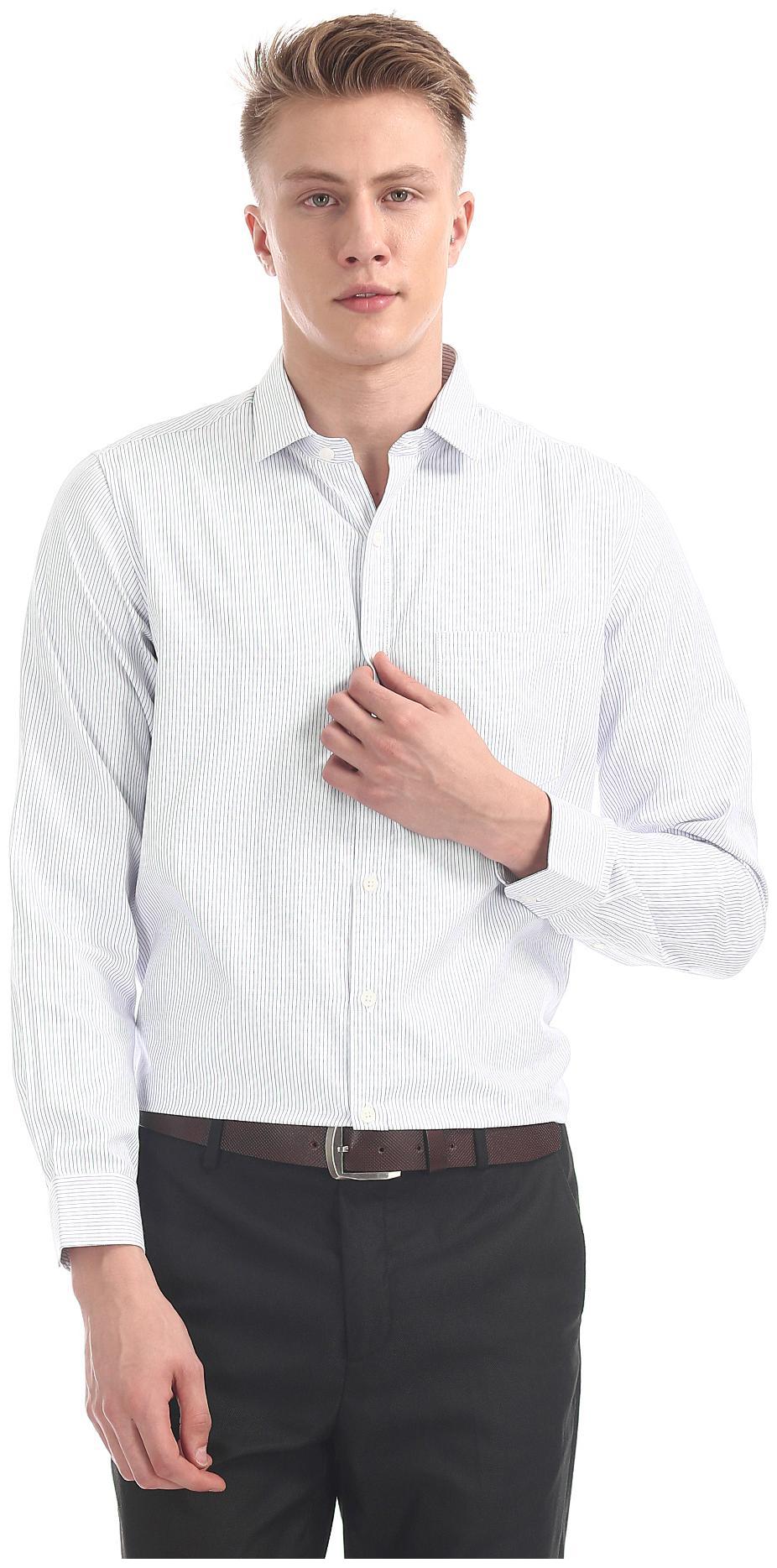 

Excalibur Men Regular fit Formal Shirt - White