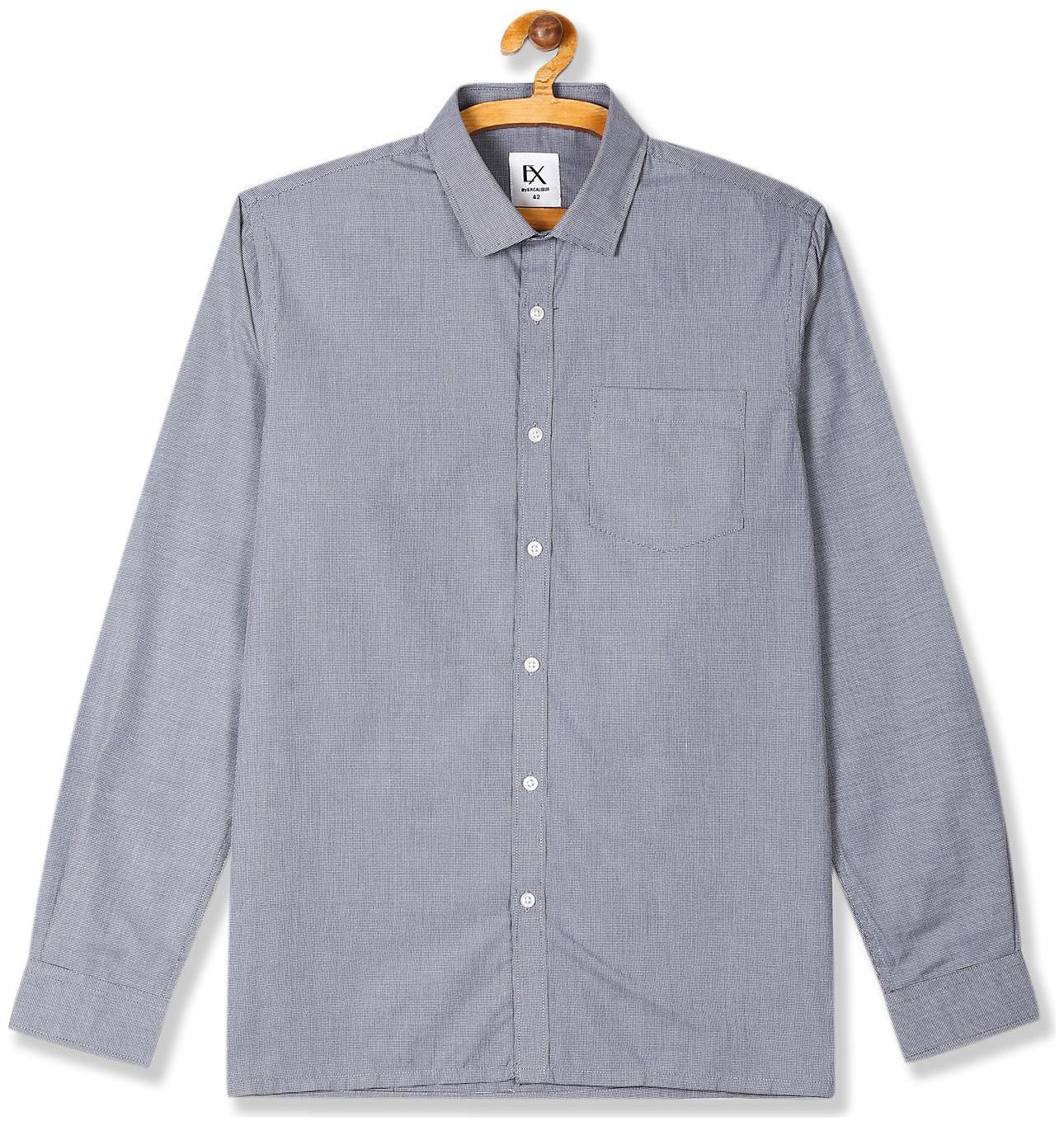 

Excalibur Men Regular fit Formal Shirt - Blue