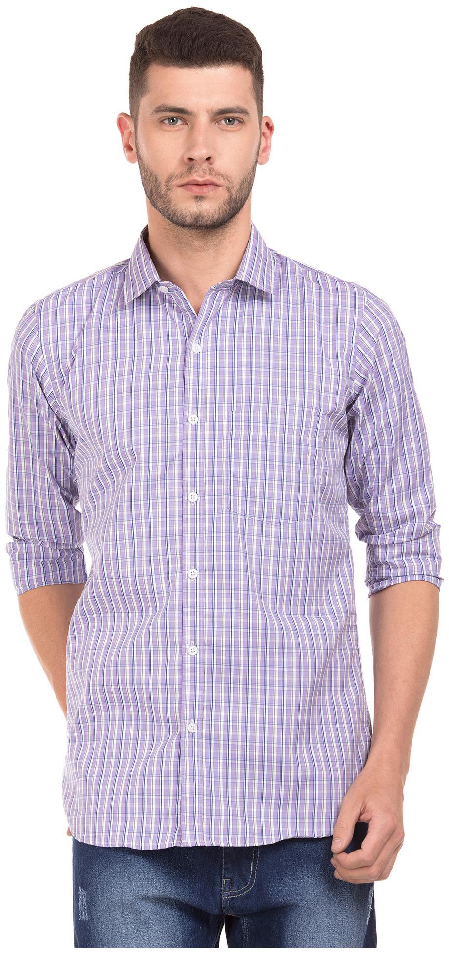 

Excalibur Men Slim fit Formal Shirt - Purple