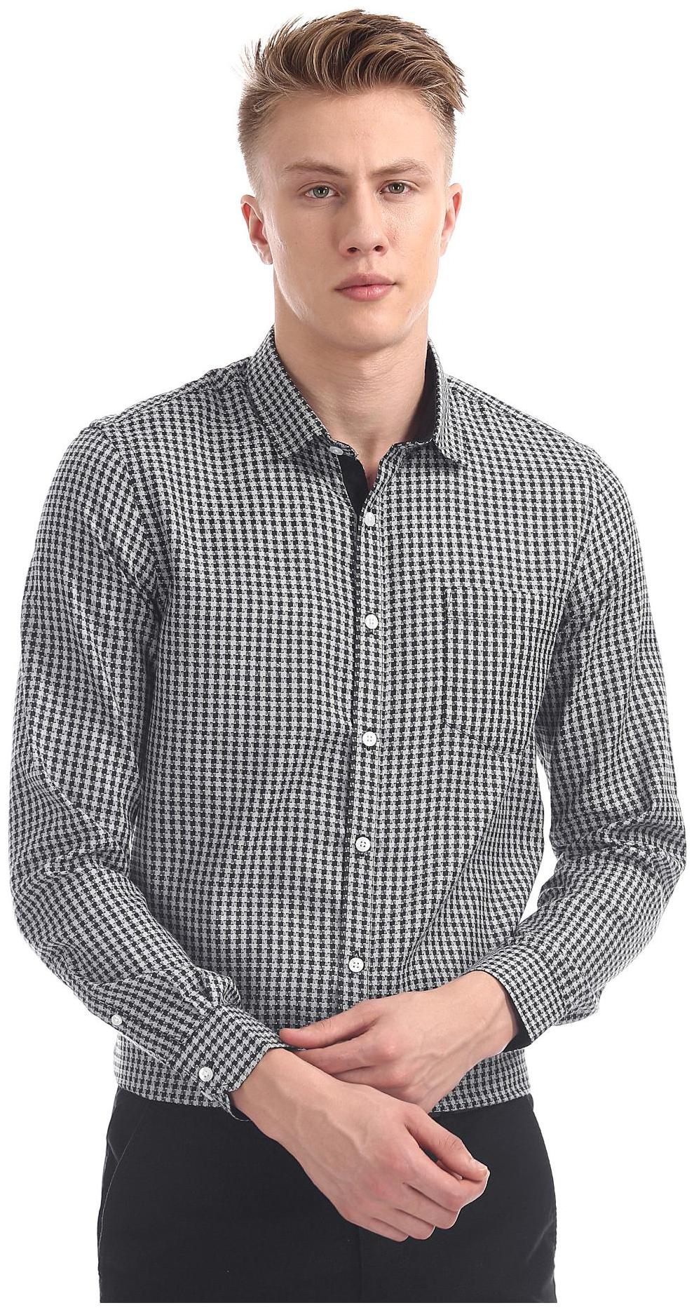 

Excalibur Men Regular fit Formal Shirt - Black