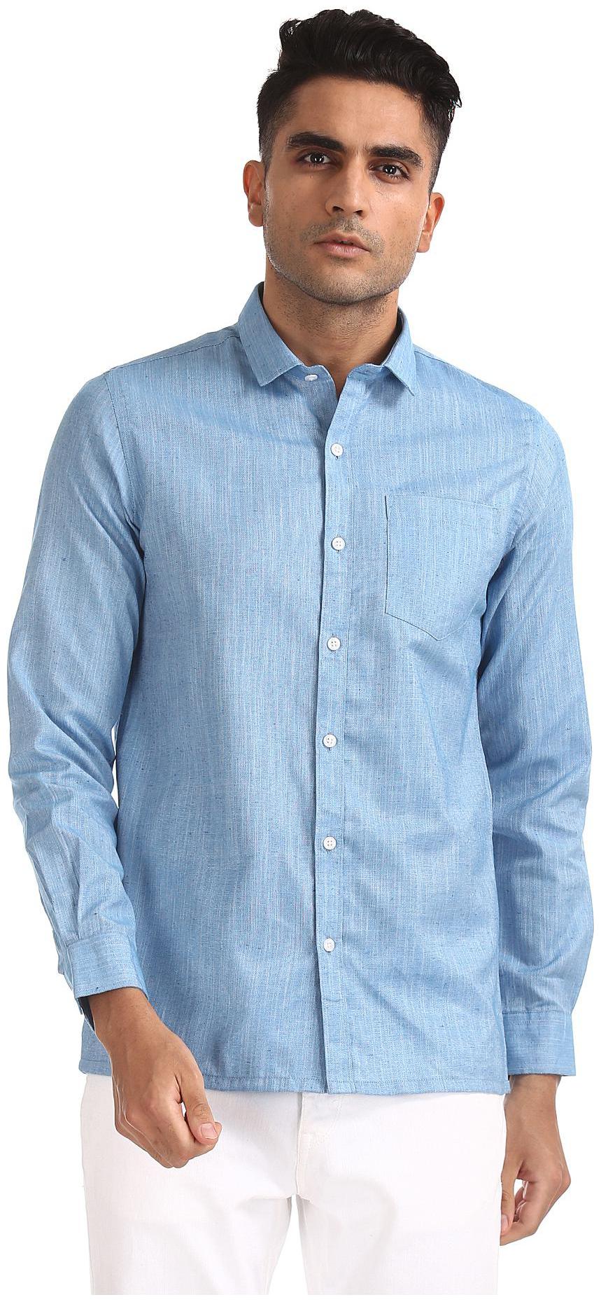 

Excalibur Men Regular fit Formal Shirt - Blue