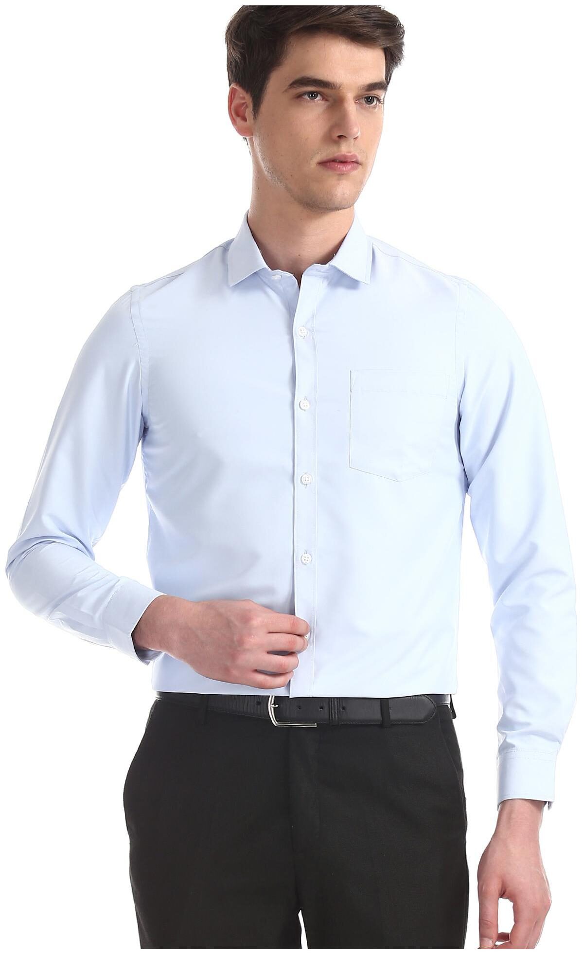 

Excalibur Men Regular fit Formal Shirt - Blue