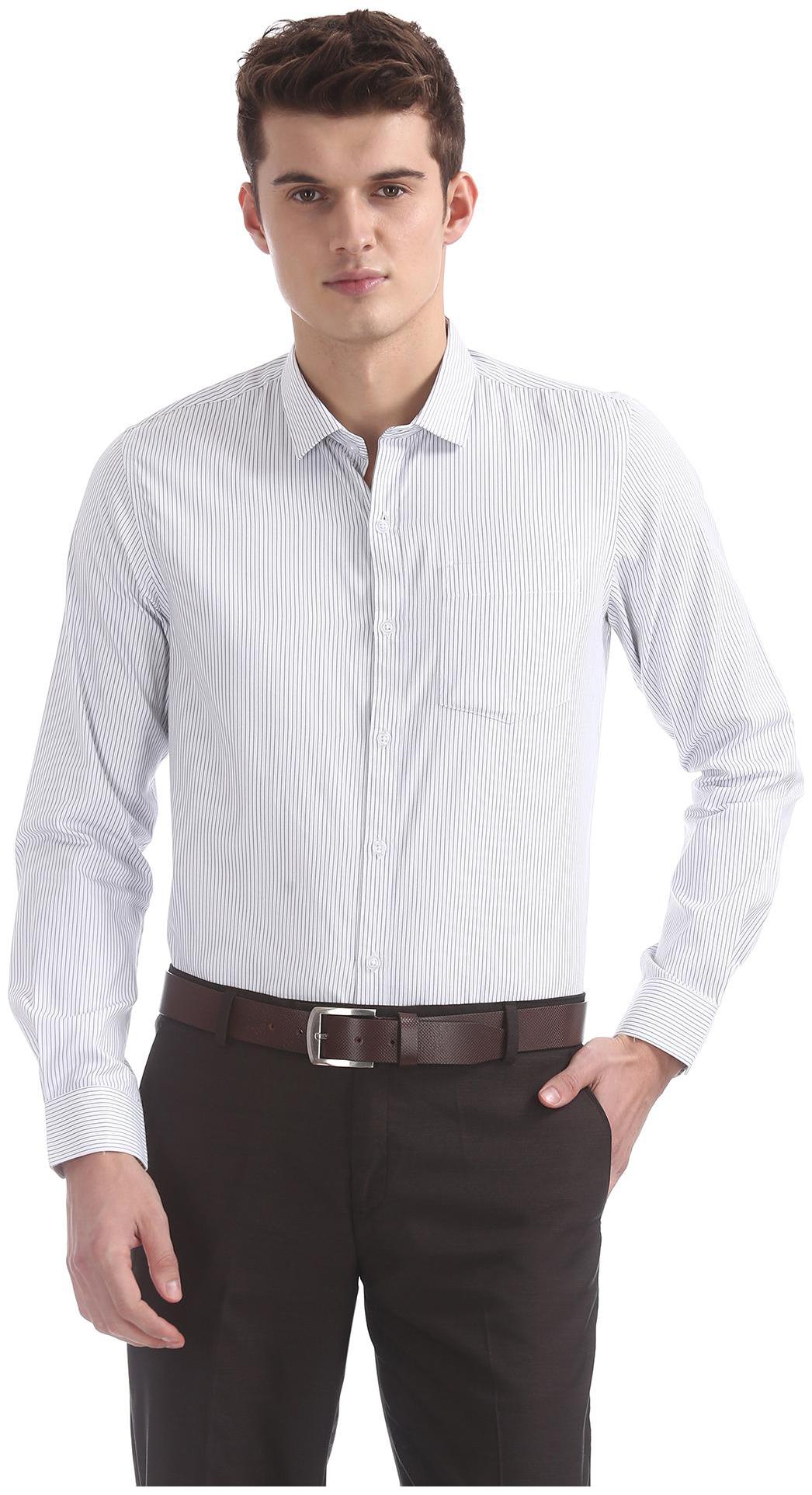 

Excalibur Men Regular fit Formal Shirt - White