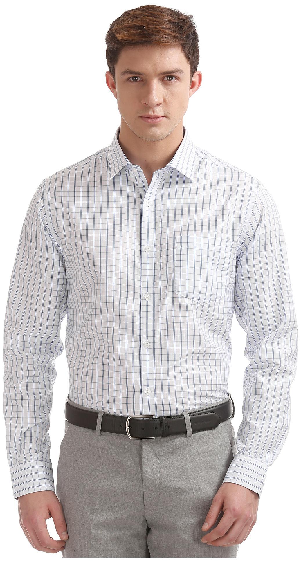 

Excalibur Men Regular fit Formal Shirt - White