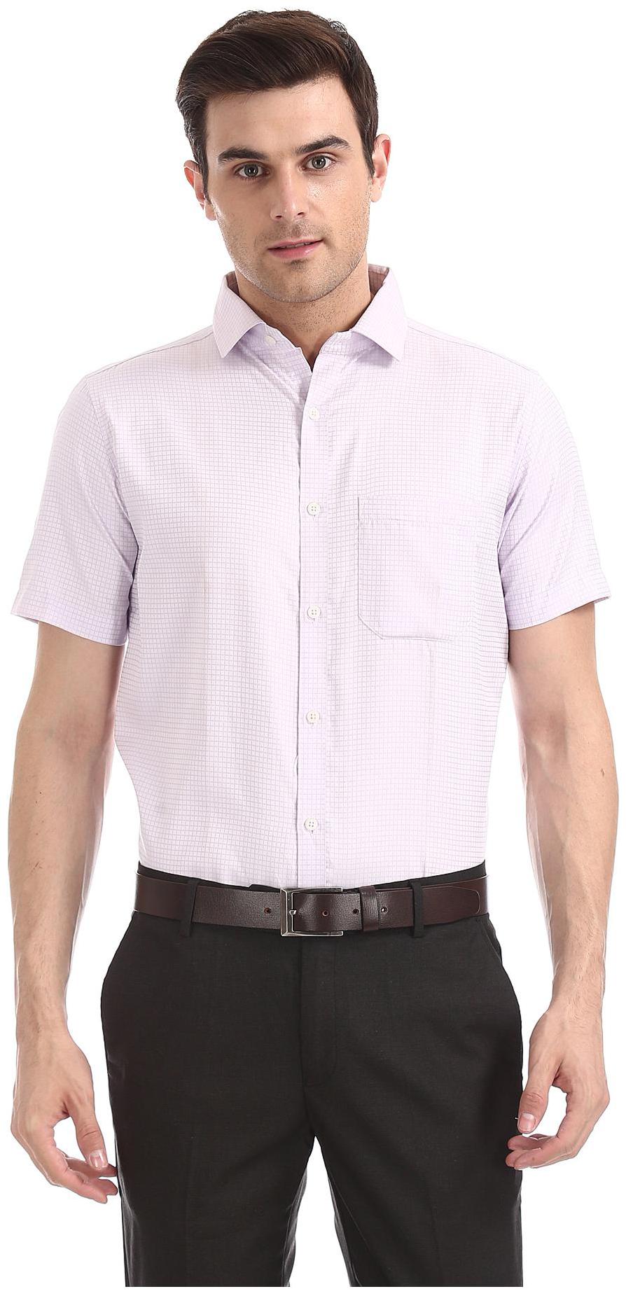 

Excalibur Men Regular fit Formal Shirt - Purple