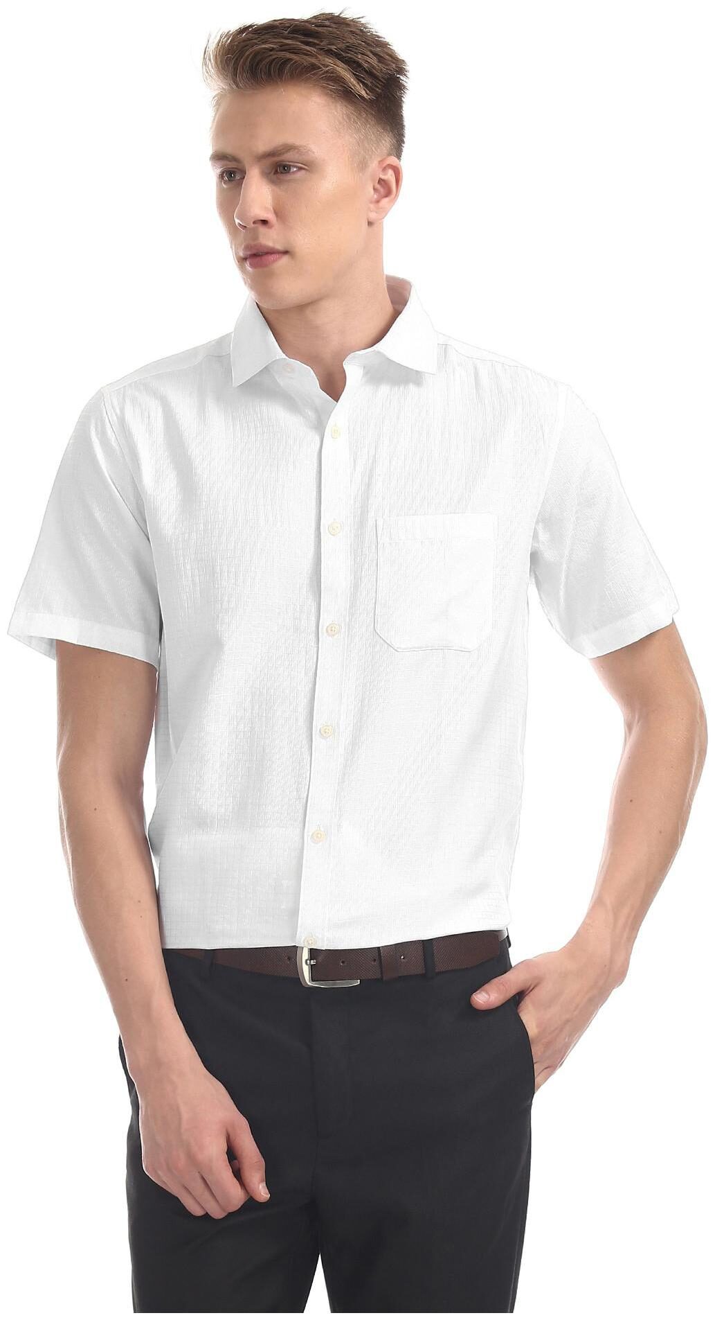 

Excalibur Men Regular fit Formal Shirt - White
