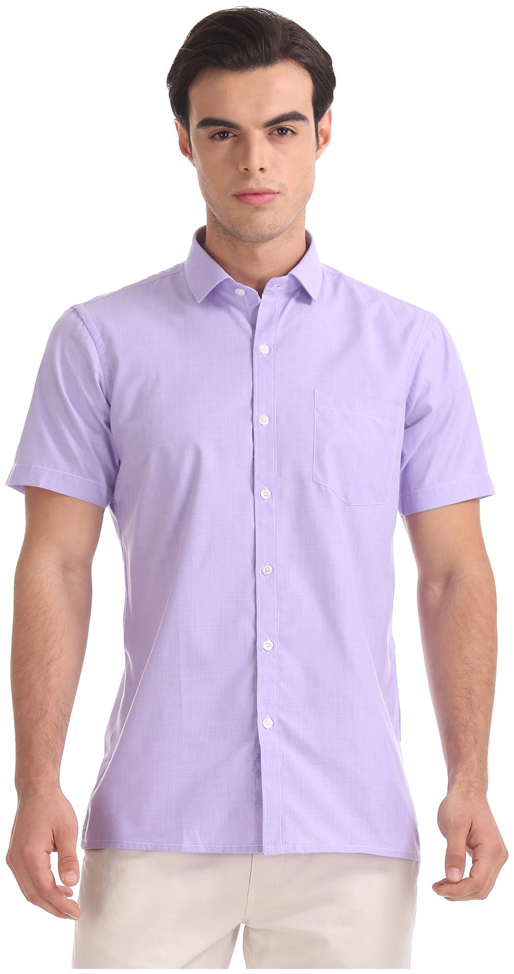 

Excalibur Men Regular fit Formal Shirt - Purple