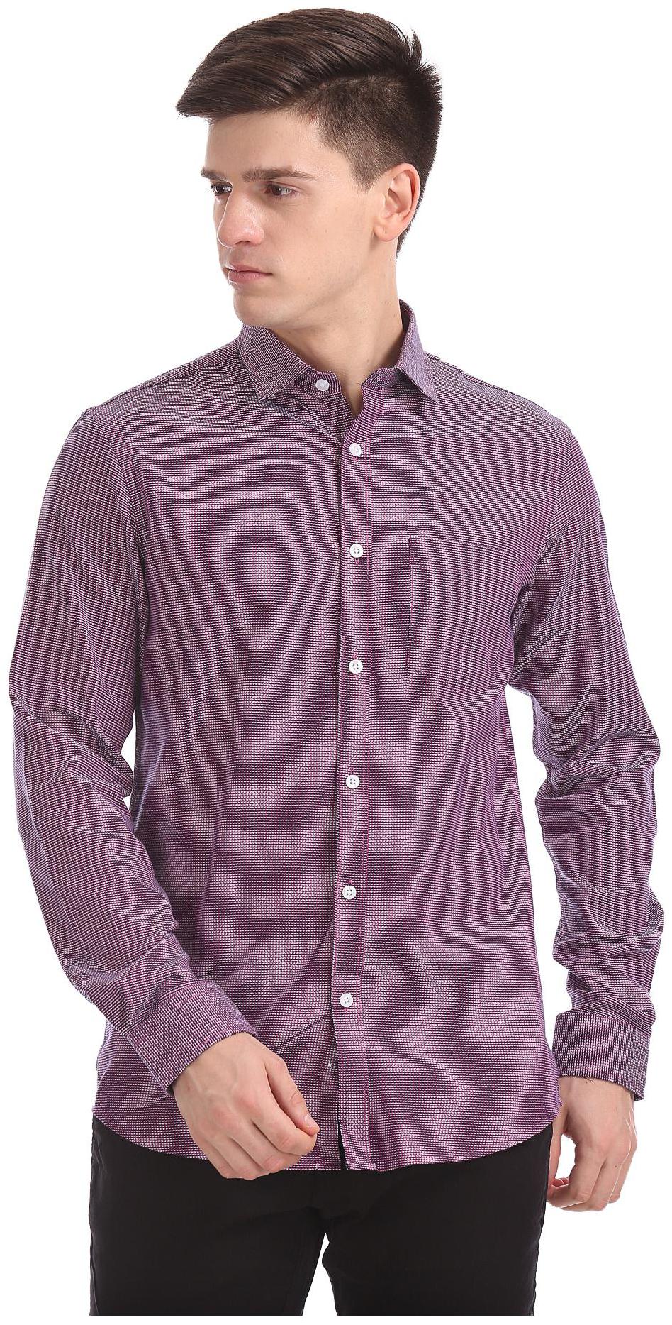 

Excalibur Men Slim fit Formal Shirt - Pink