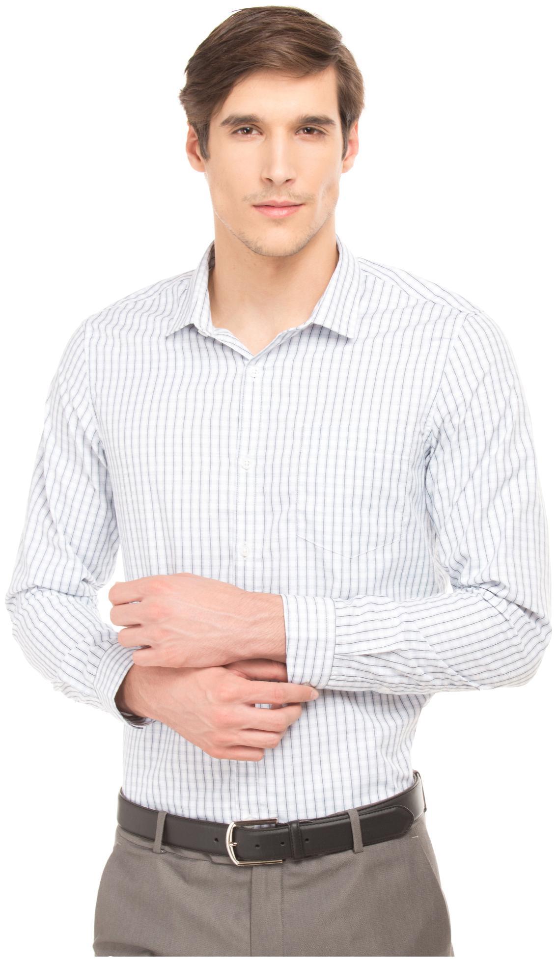 

Excalibur Men Slim fit Formal Shirt - Grey