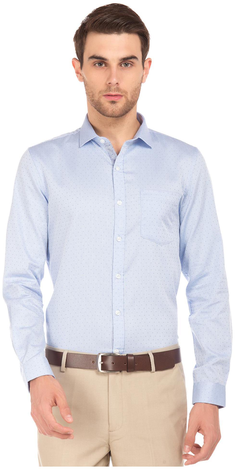 

Excalibur Men Slim fit Formal Shirt - Blue