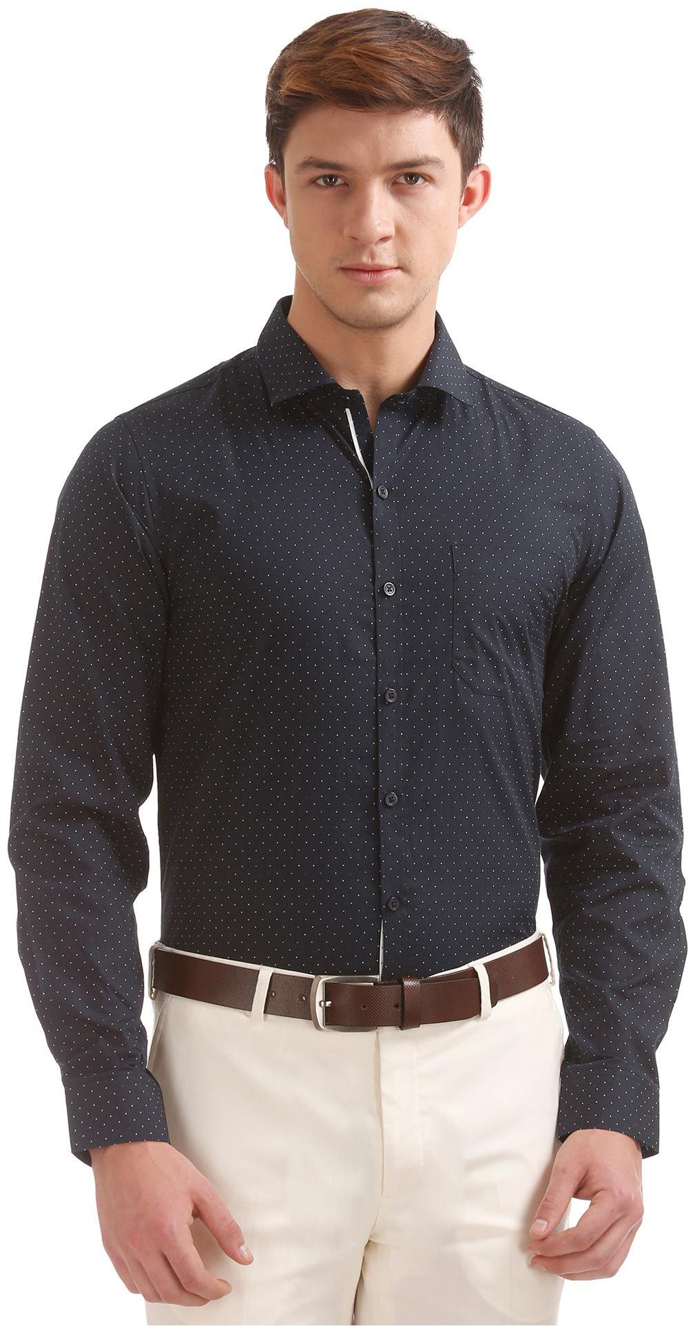 

Excalibur Men Super slim fit Formal Shirt - Blue