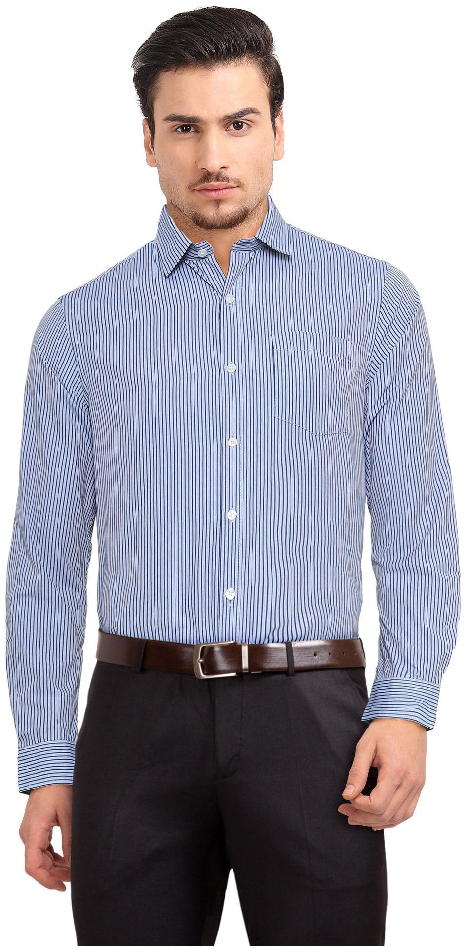 

Excalibur Men Regular fit Formal Shirt - Blue