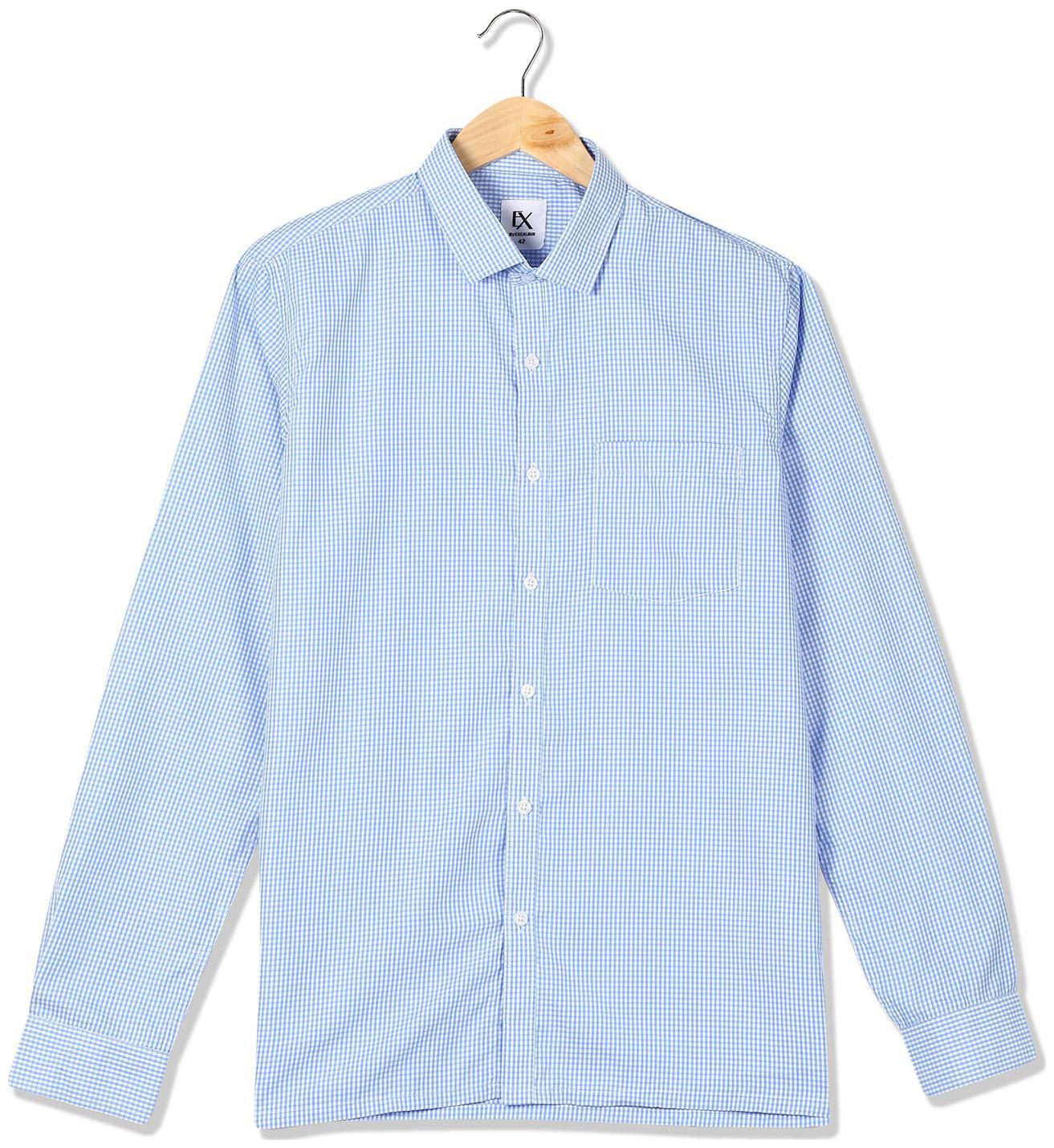 

Excalibur Men Regular fit Formal Shirt - Blue