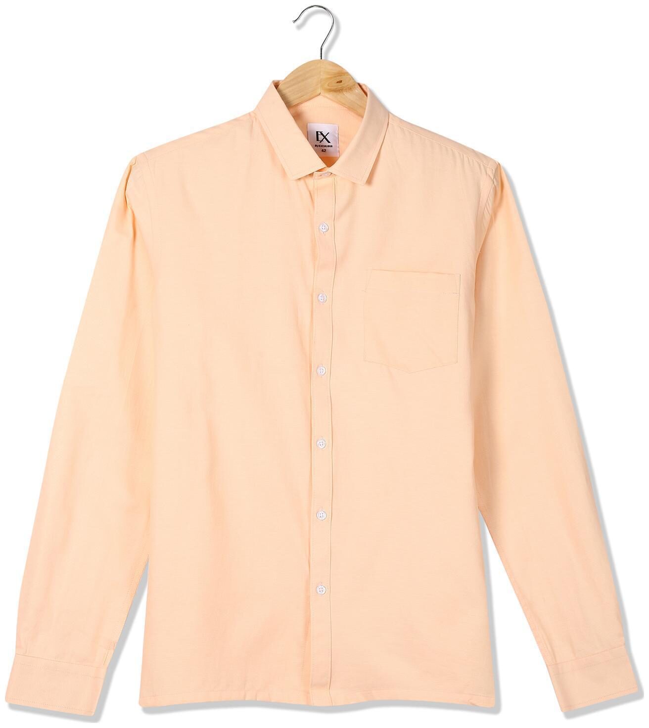 

Excalibur Men Regular fit Formal Shirt - Orange
