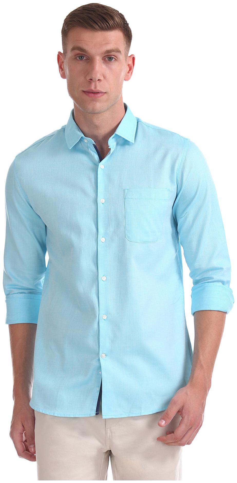 

Excalibur Men Regular fit Formal Shirt - Blue
