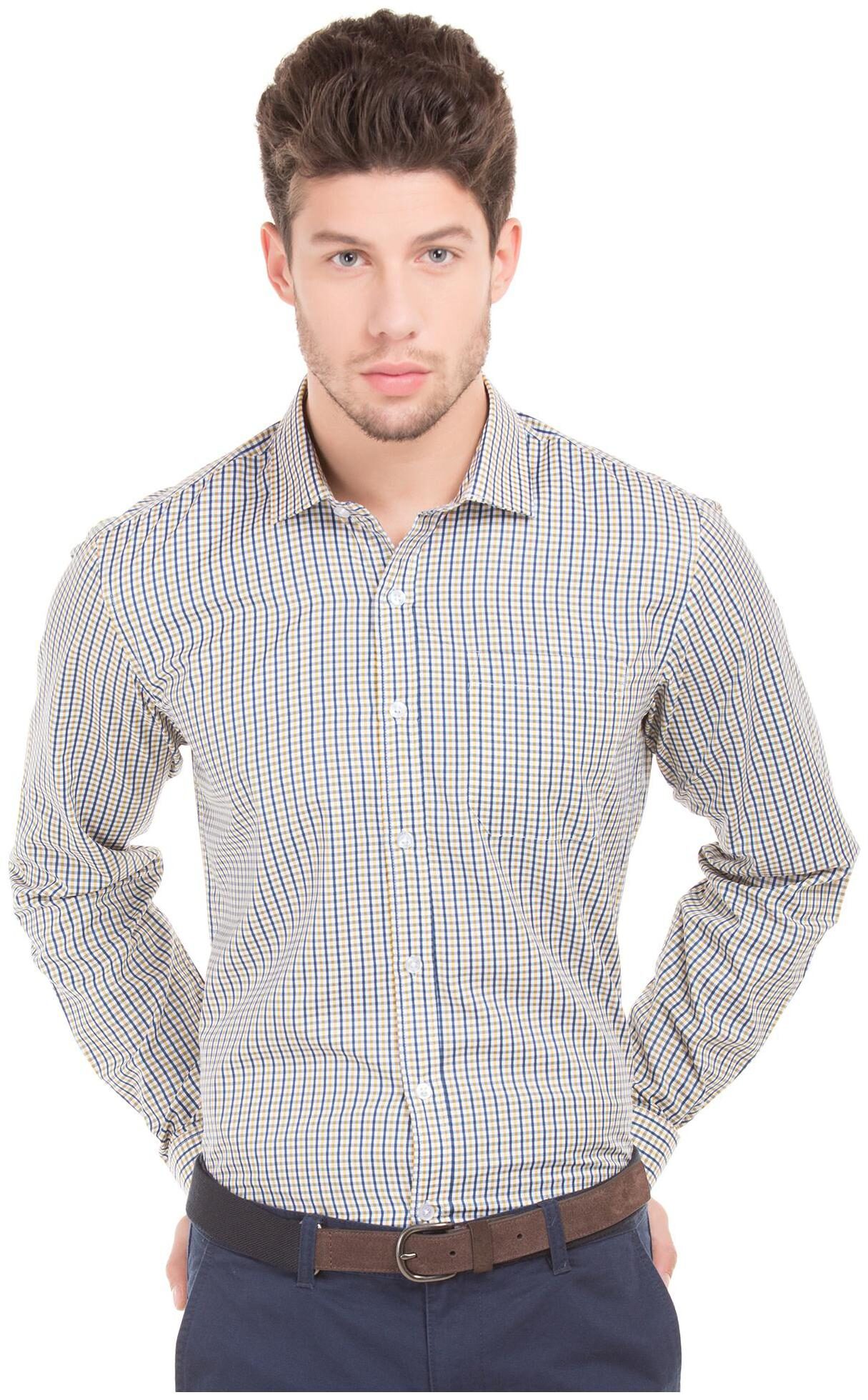 

Excalibur Men Regular fit Formal Shirt - Blue
