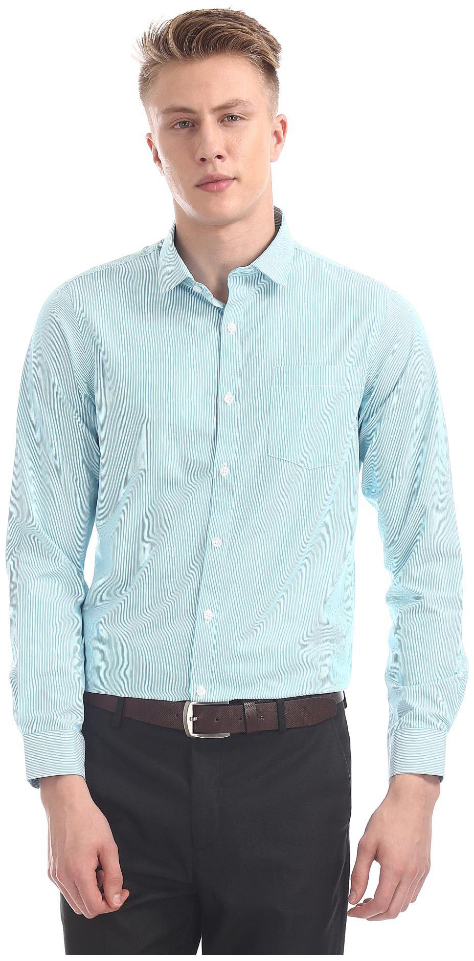 

Excalibur Men Regular fit Formal Shirt - Blue