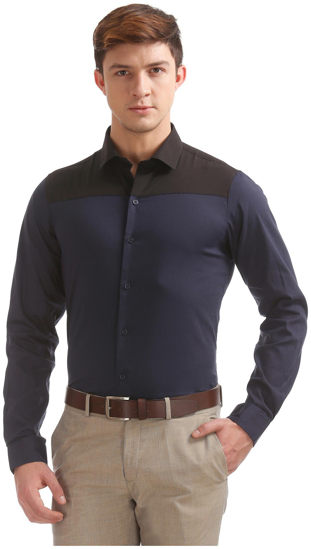 

Excalibur Men Slim fit Formal Shirt - Blue