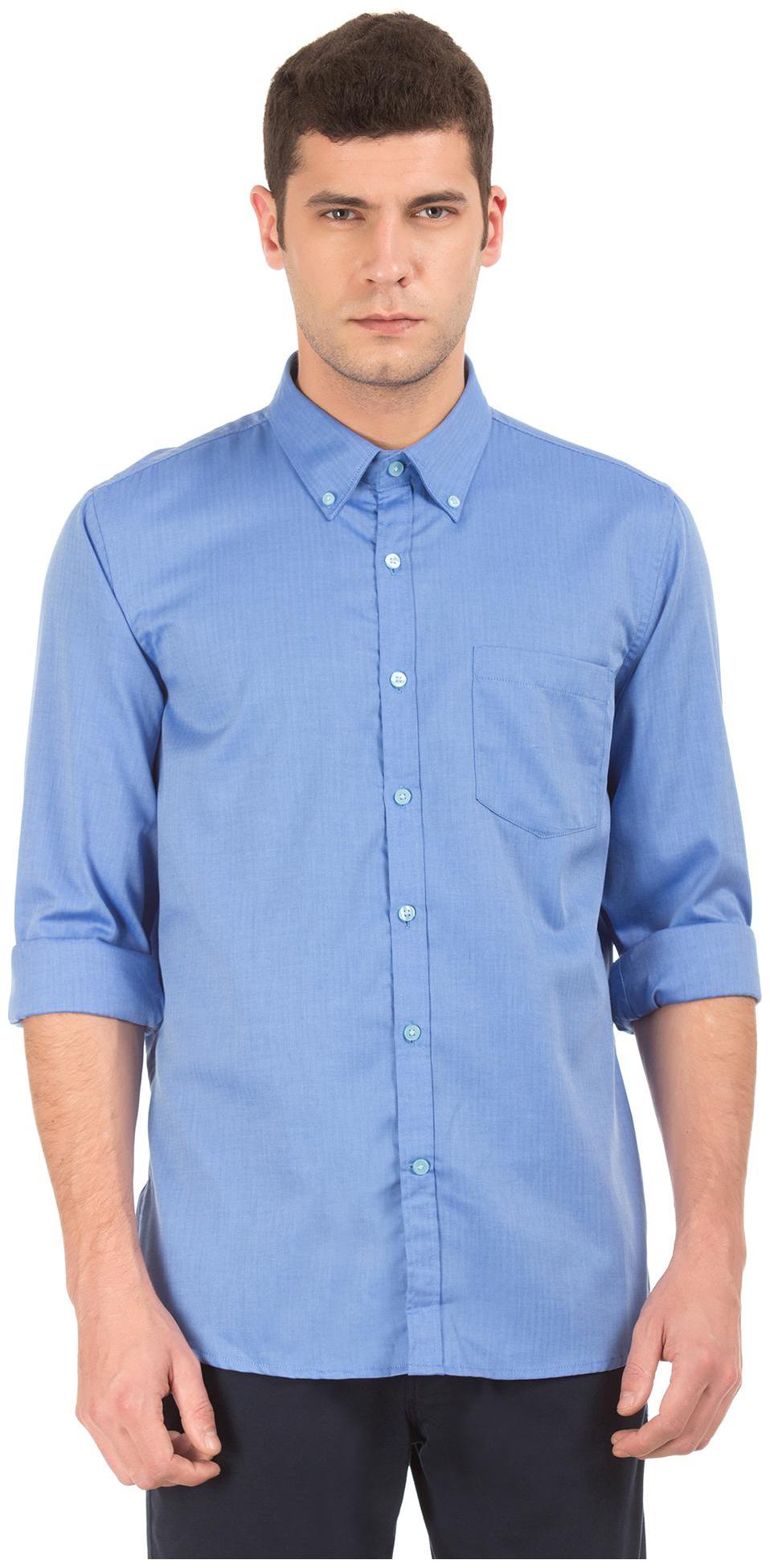 

Excalibur Men Slim fit Formal Shirt - Blue