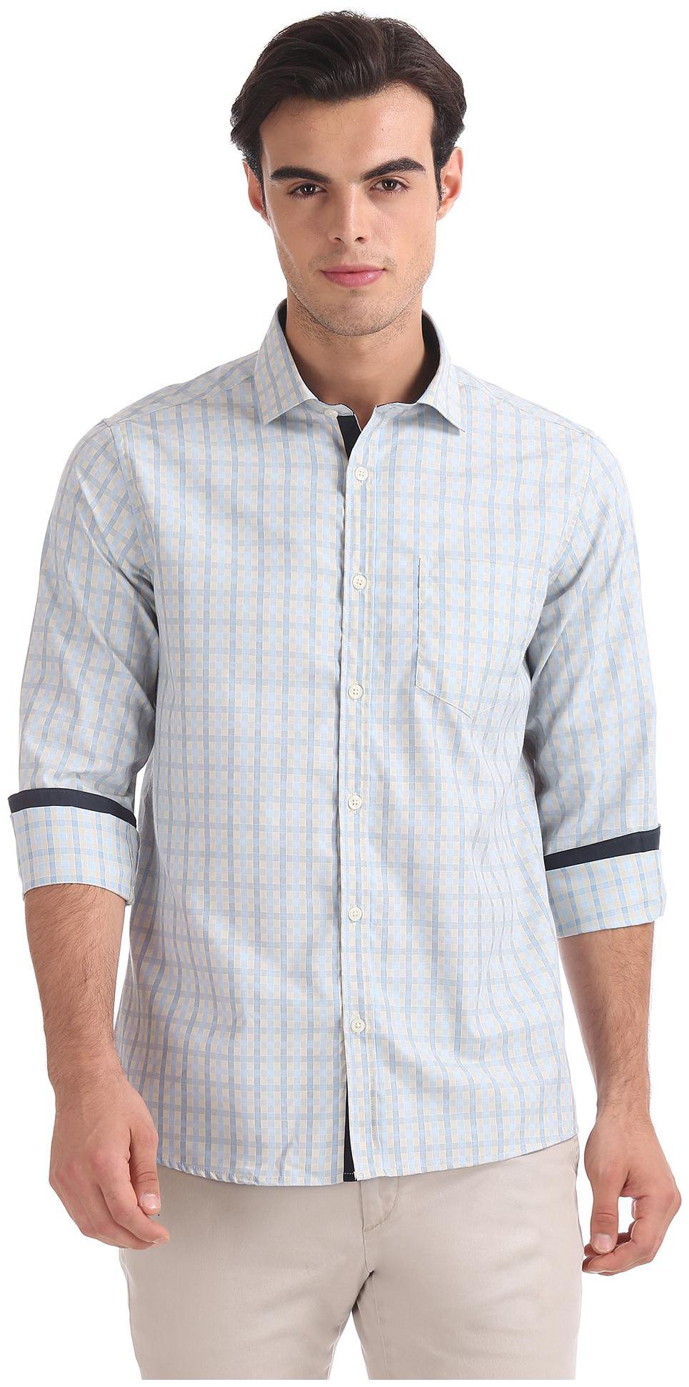 

Excalibur Men Regular fit Formal Shirt - Green