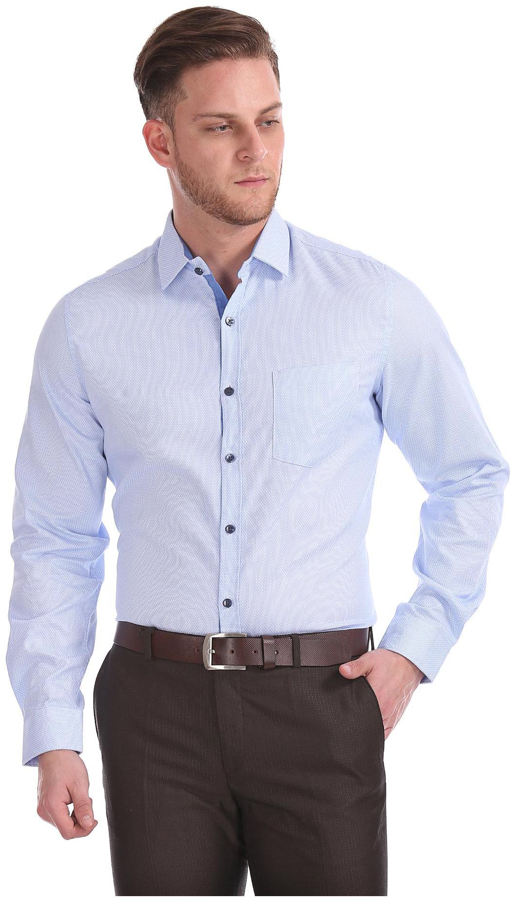 

Excalibur Men Regular fit Formal Shirt - Blue