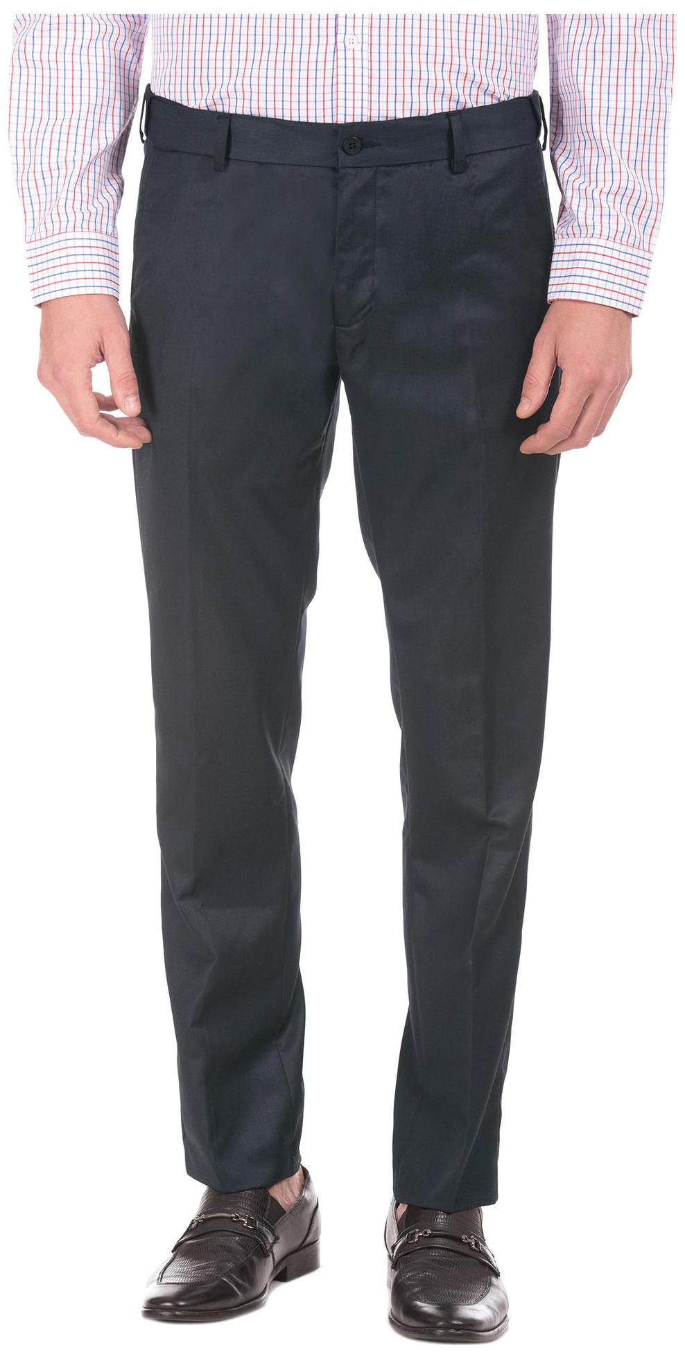 

Excalibur Men Solid Slim Fit Formal Trouser - Blue