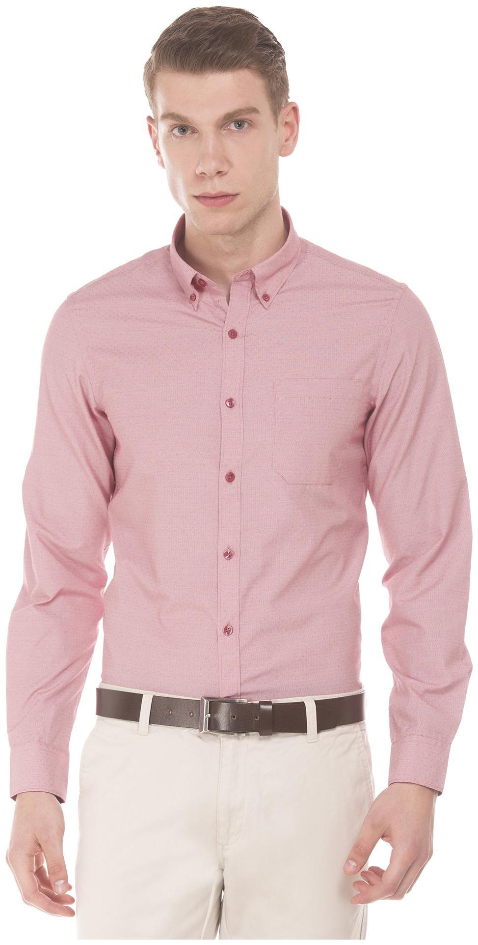 

Excalibur Men Slim fit Formal Shirt - Red