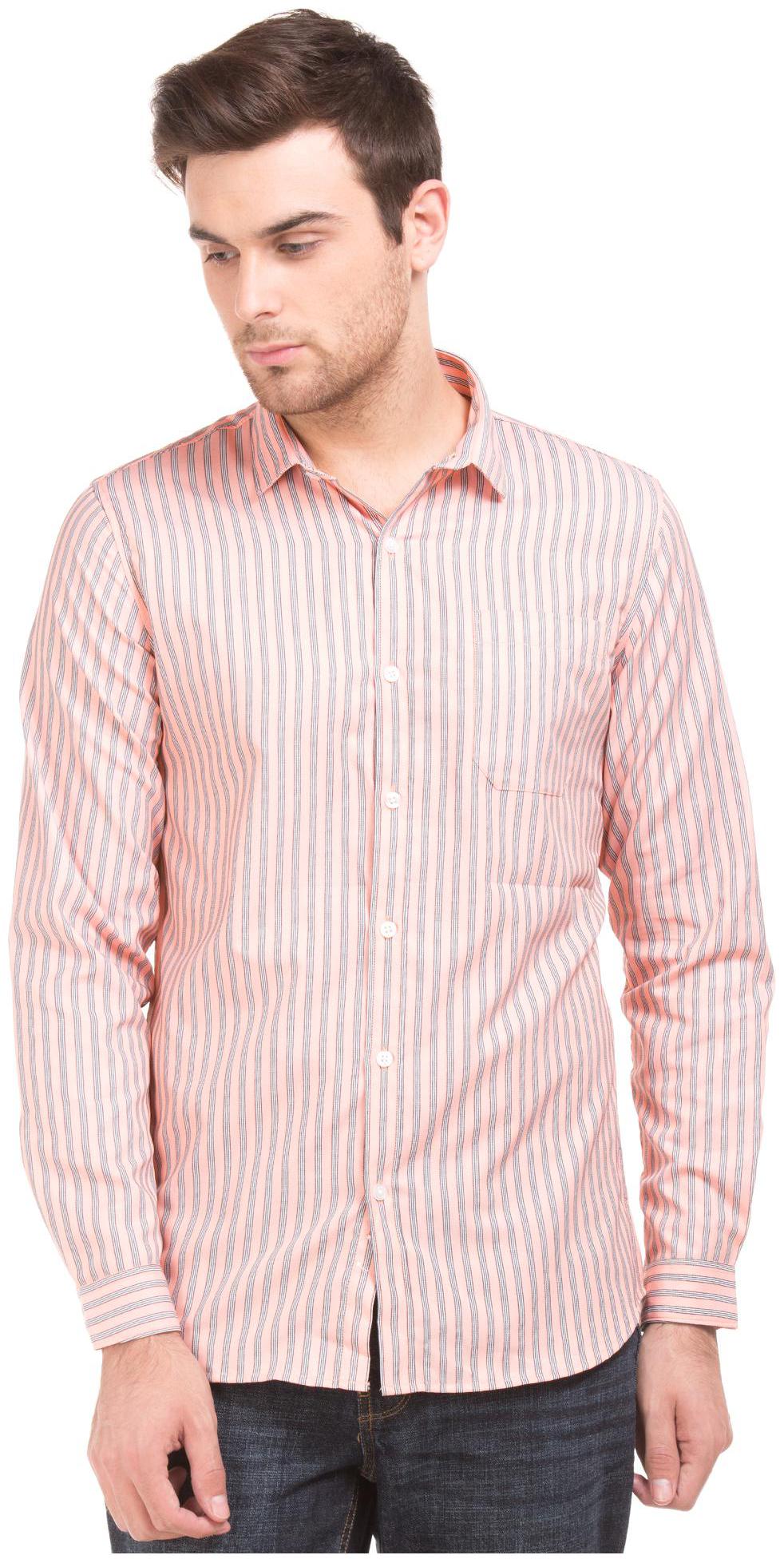 

Excalibur Men Slim fit Formal Shirt - Orange