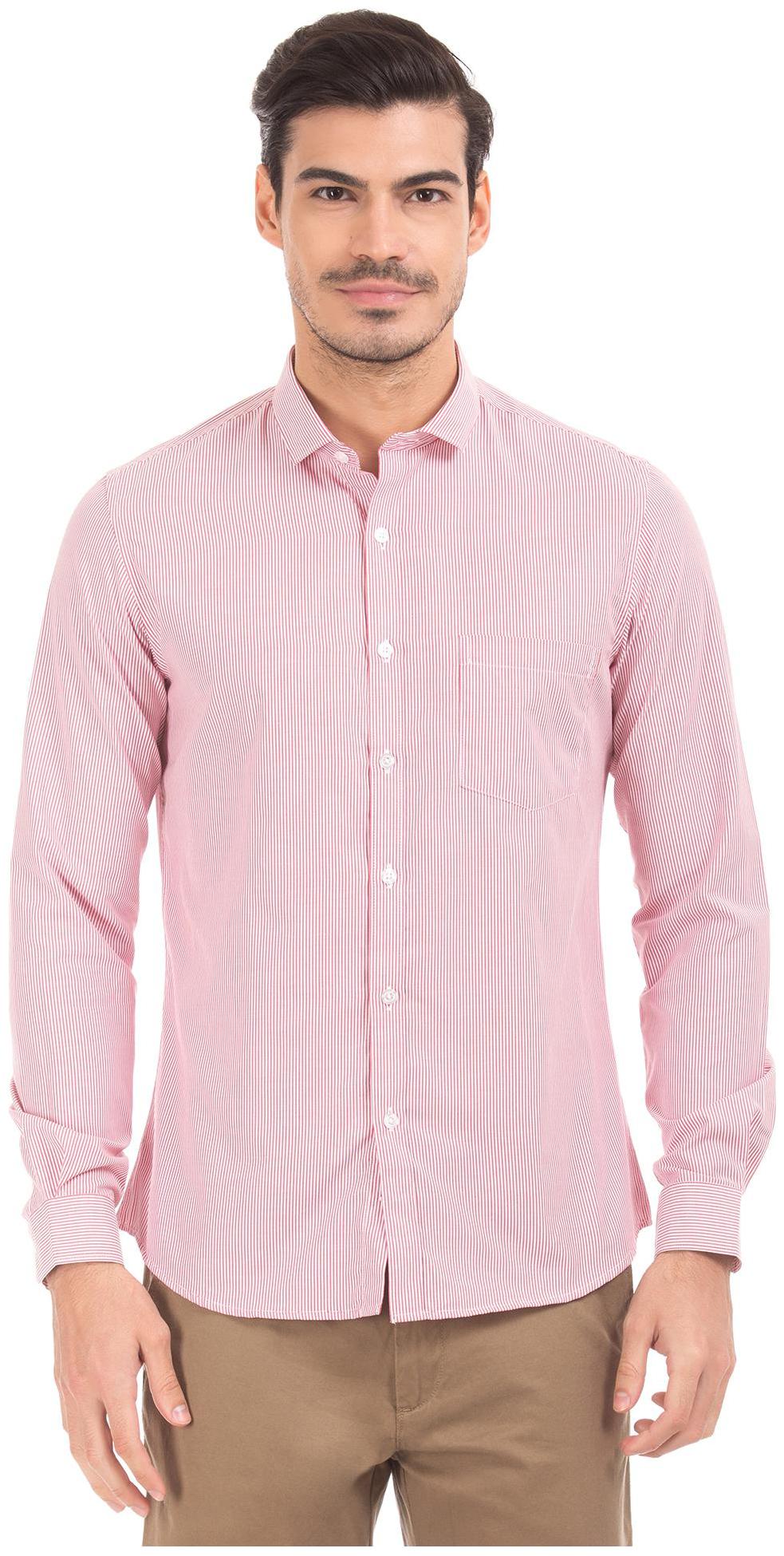 

Excalibur Men Slim fit Formal Shirt - Red