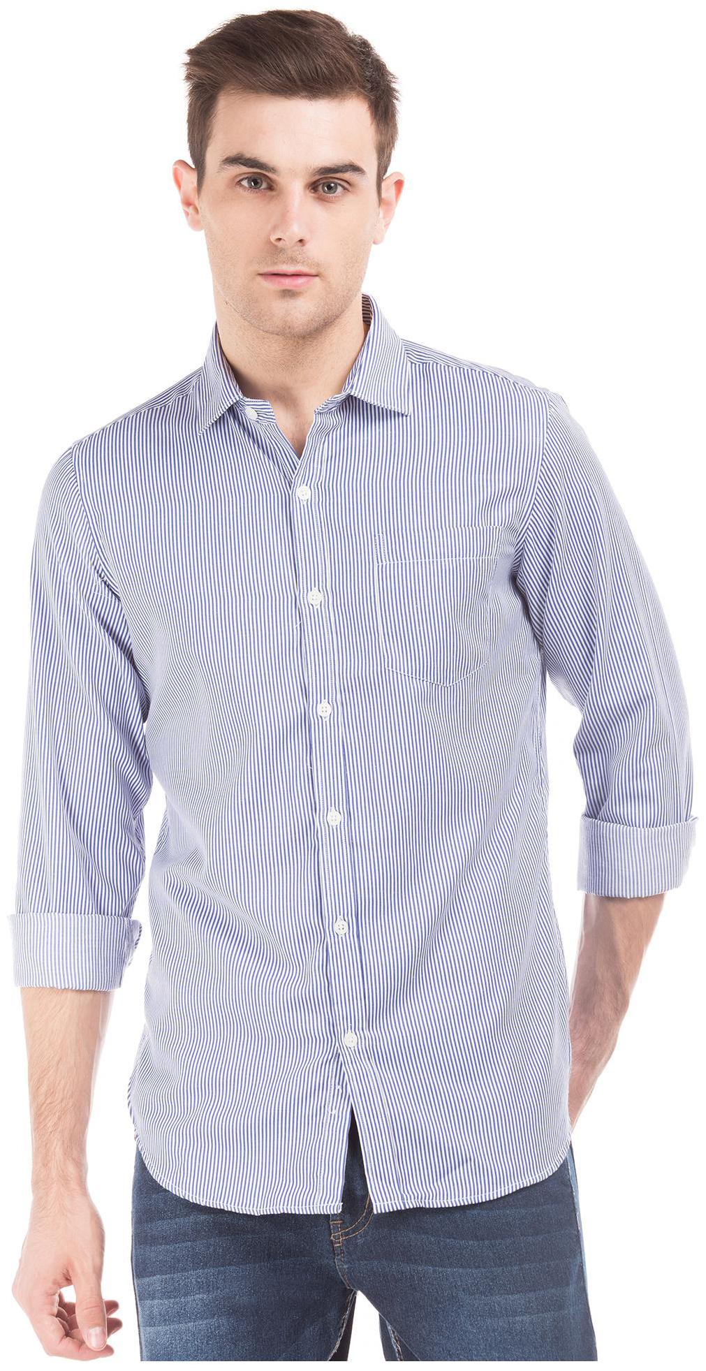 

Excalibur Men Slim fit Formal Shirt - Blue