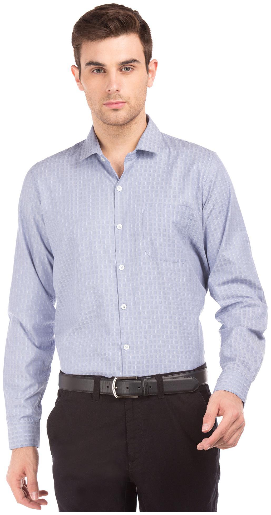 

Excalibur Men Slim fit Formal Shirt - Blue