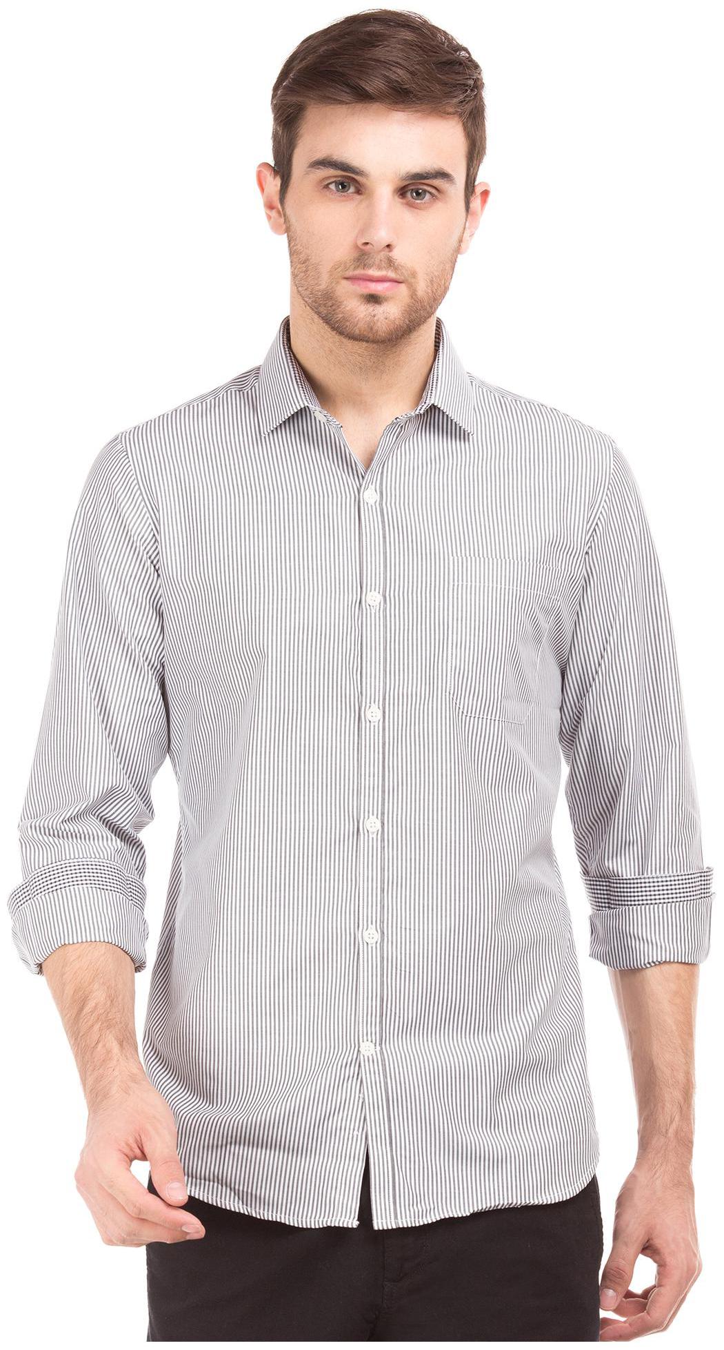 

Excalibur Men Slim fit Formal Shirt - Grey