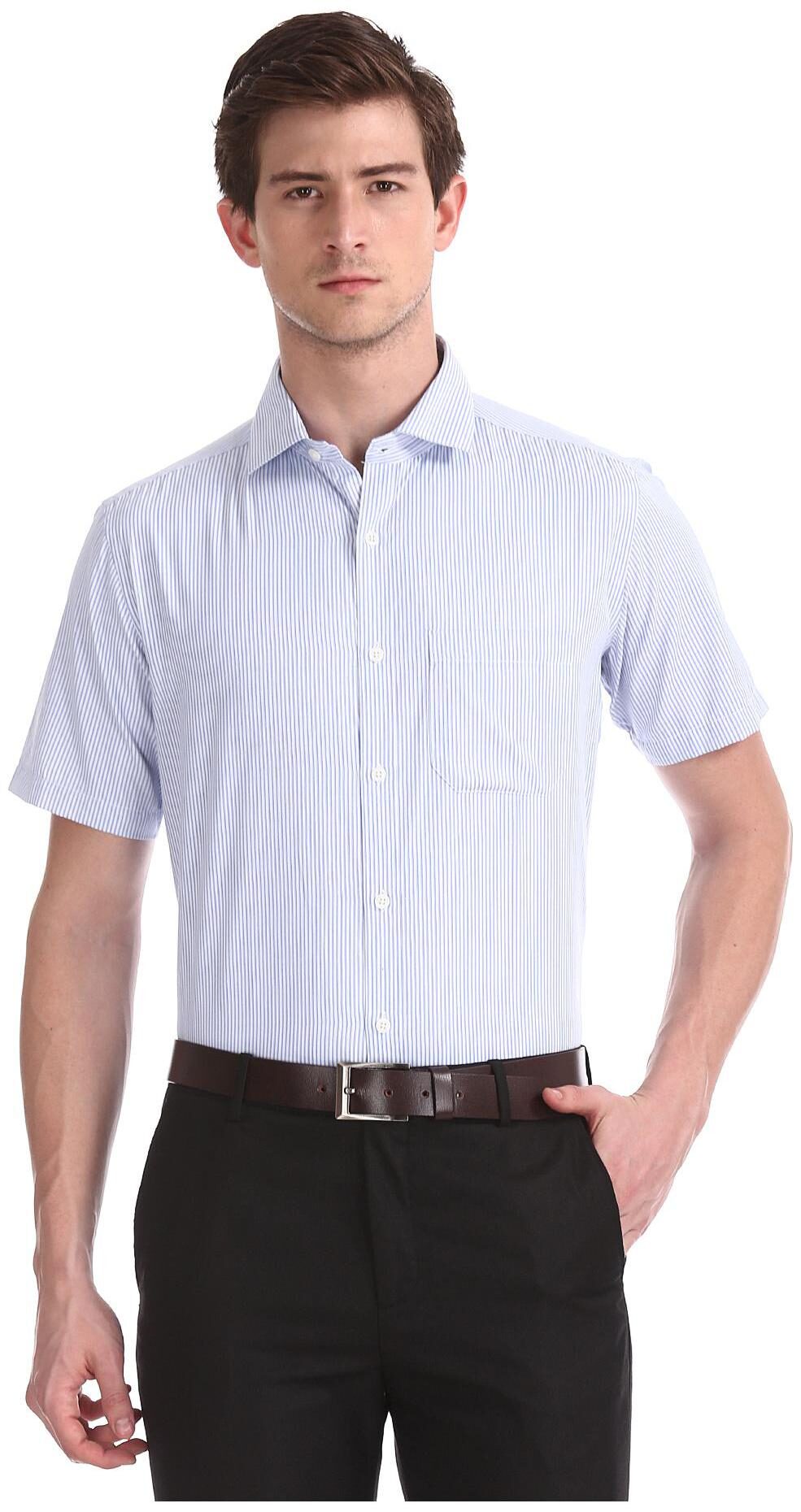 

Excalibur Men Regular fit Formal Shirt - Blue