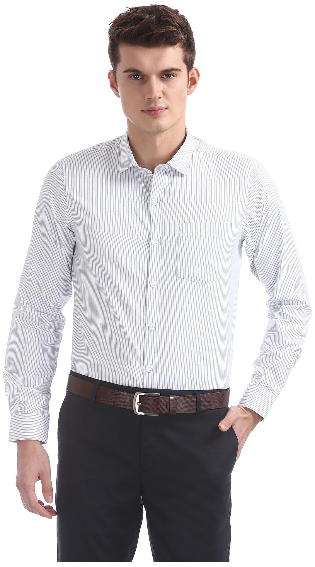 

Excalibur Men Regular fit Formal Shirt - White