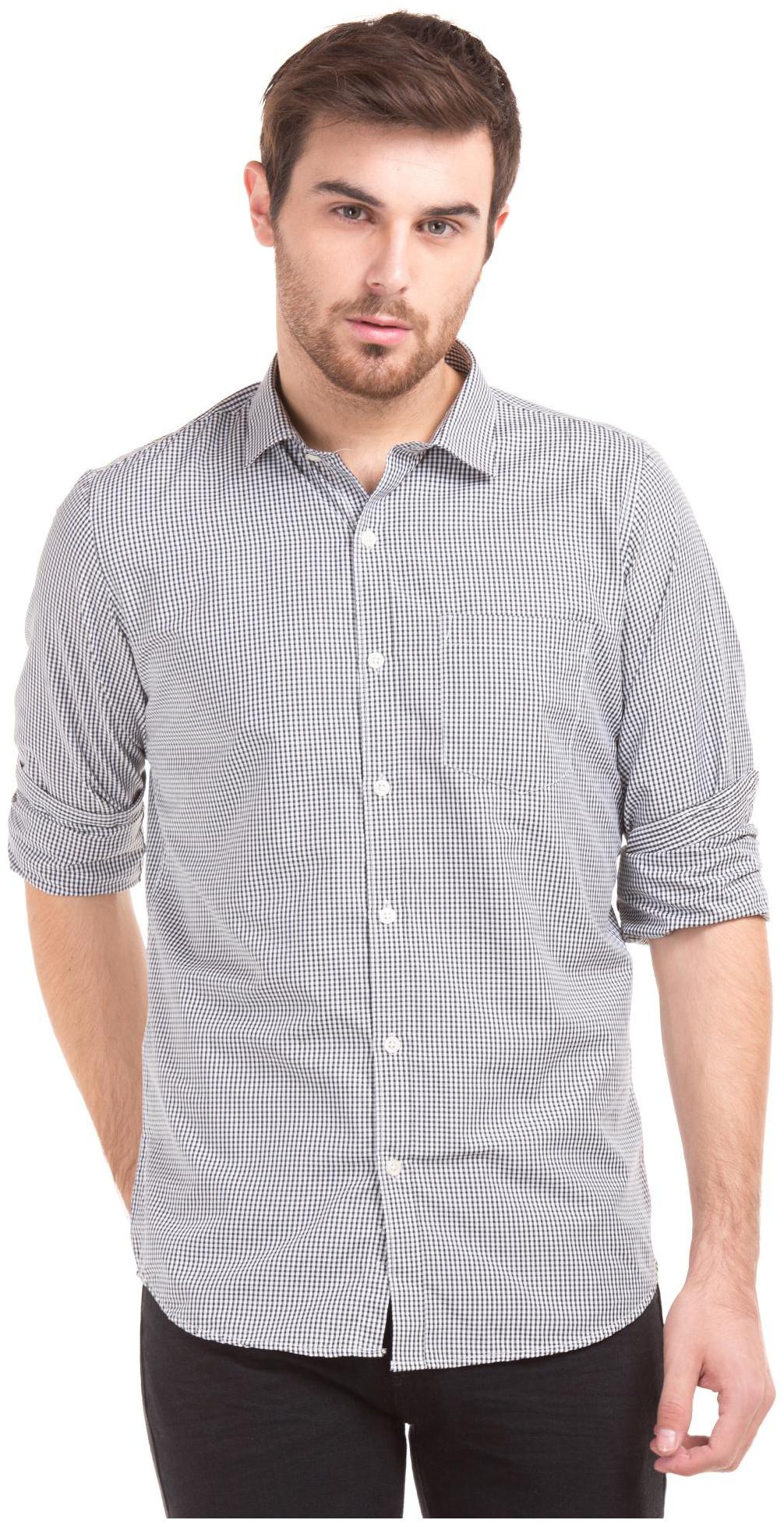 

Excalibur Men Slim fit Formal Shirt - Black