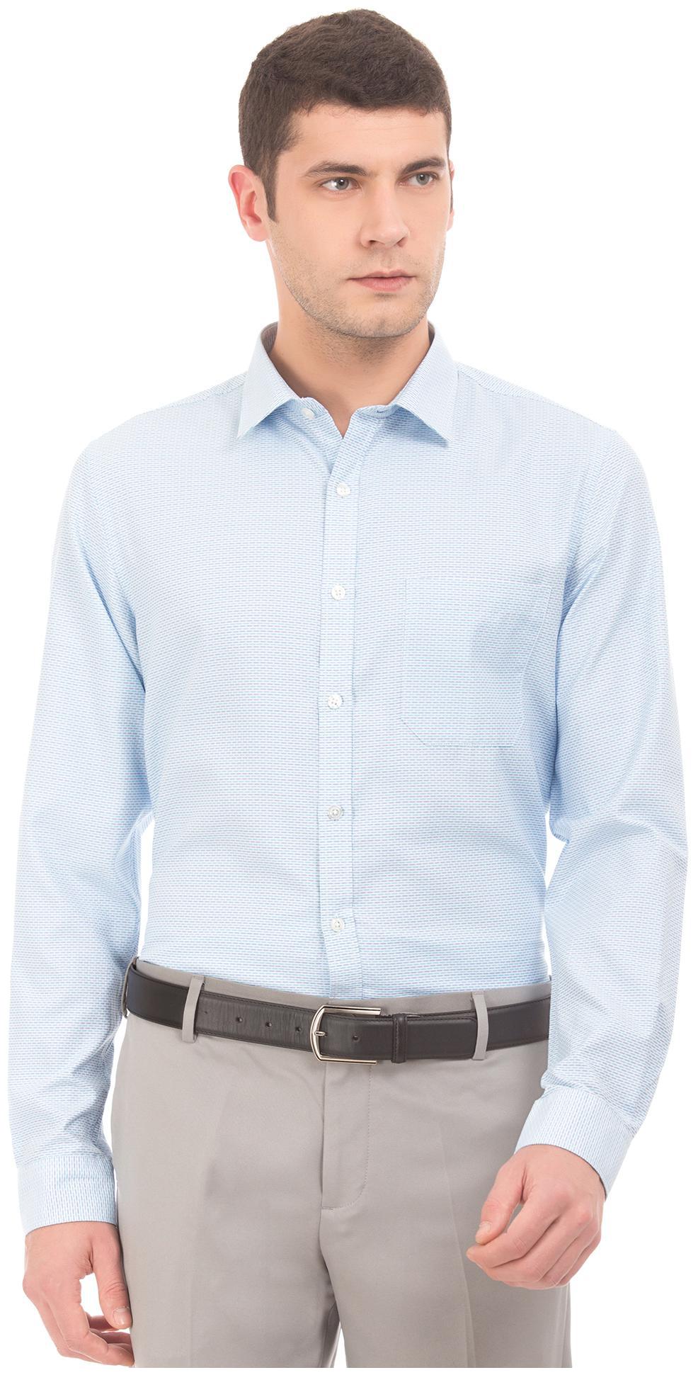 

Excalibur Men Slim fit Formal Shirt - Blue