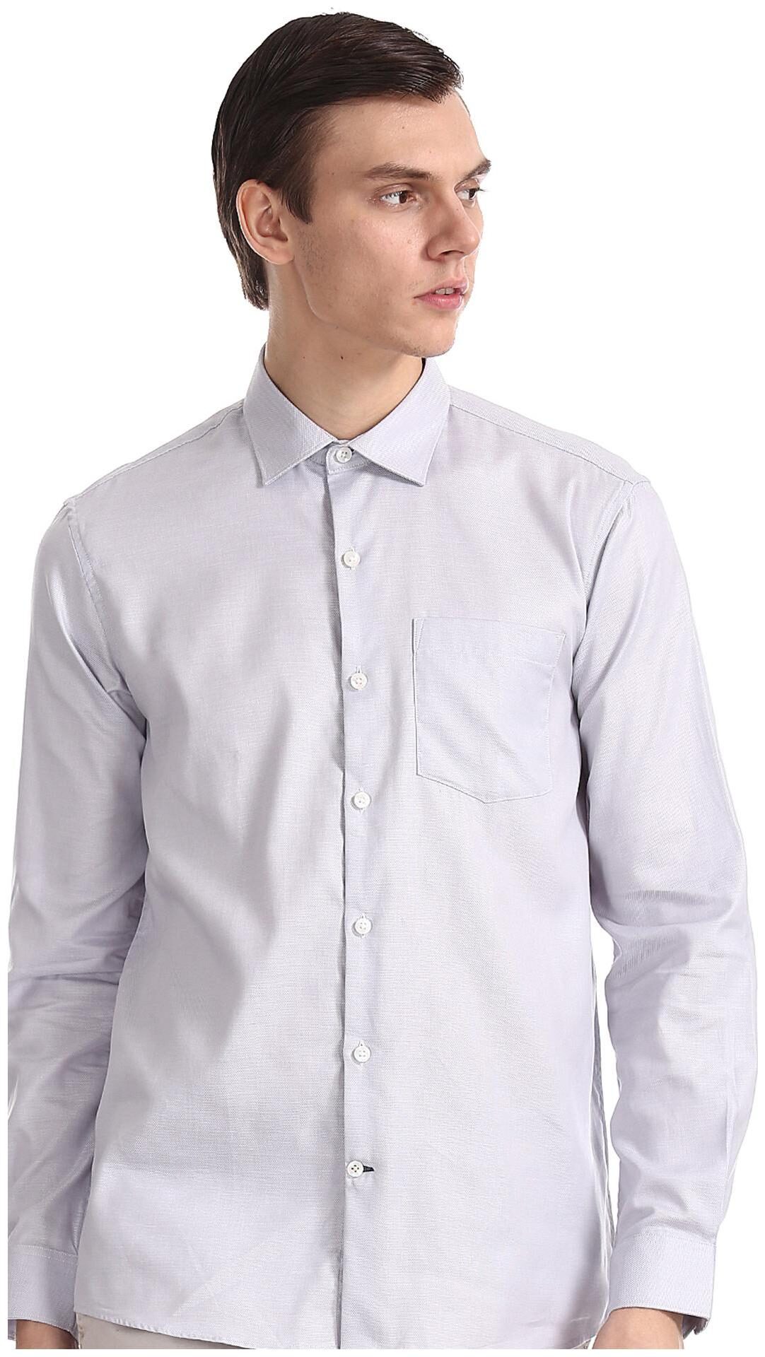 

Excalibur Men Slim fit Formal Shirt - Grey