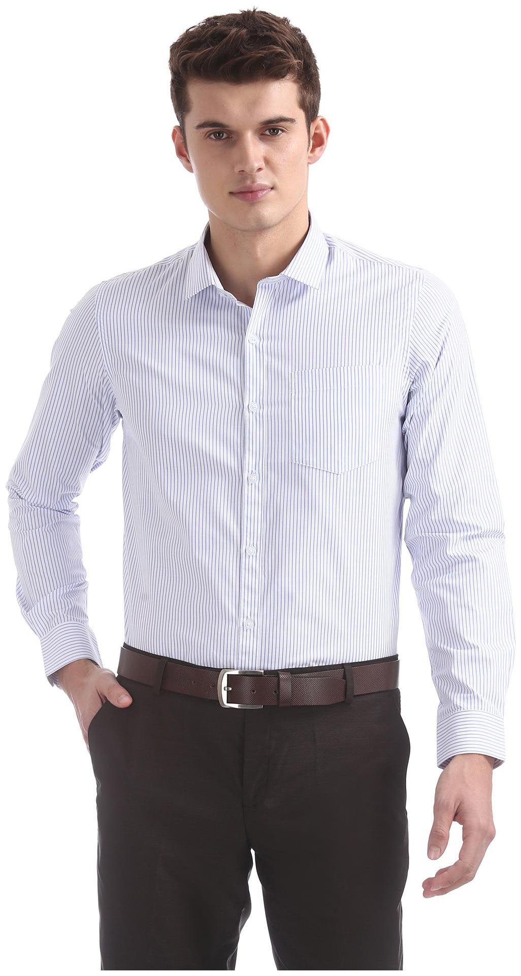 

Excalibur Men Regular fit Formal Shirt - White