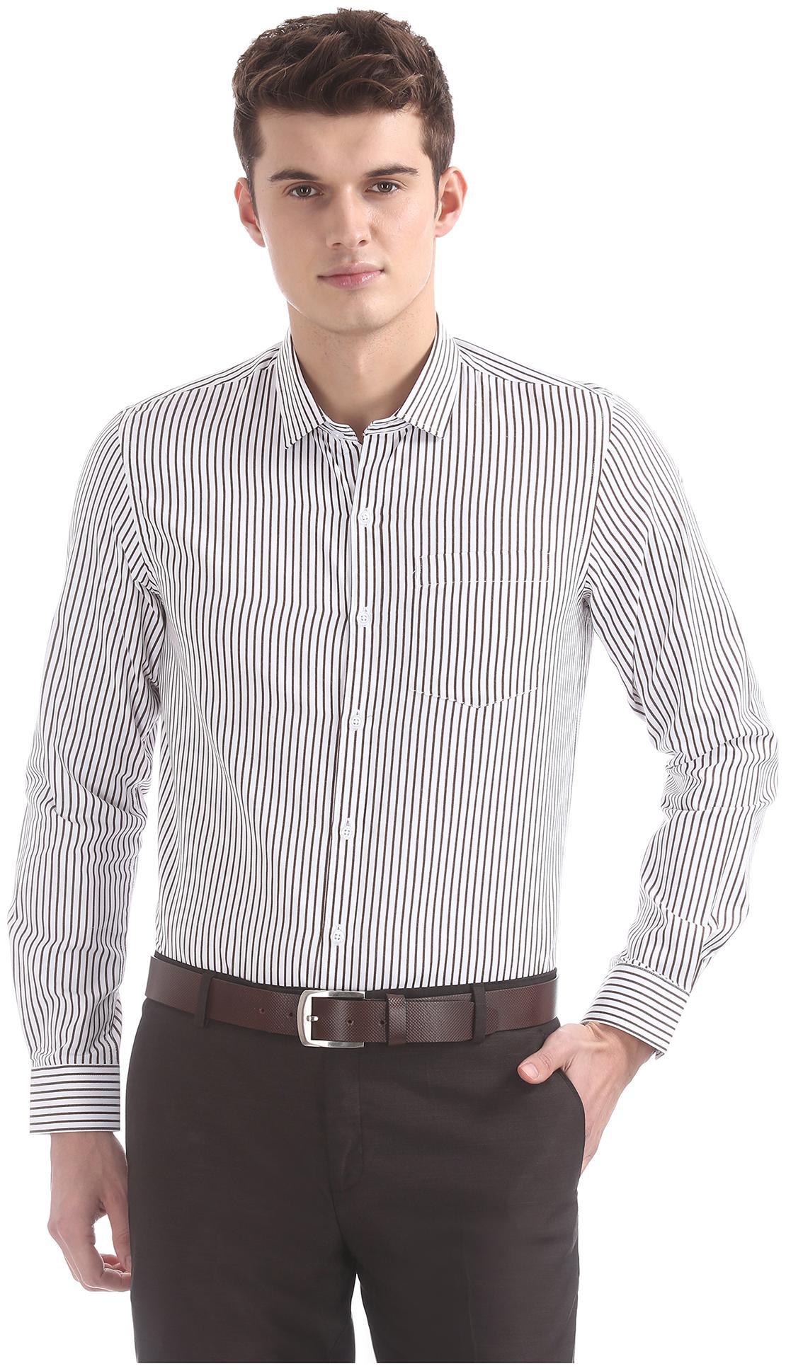 

Excalibur Men Regular fit Formal Shirt - Brown